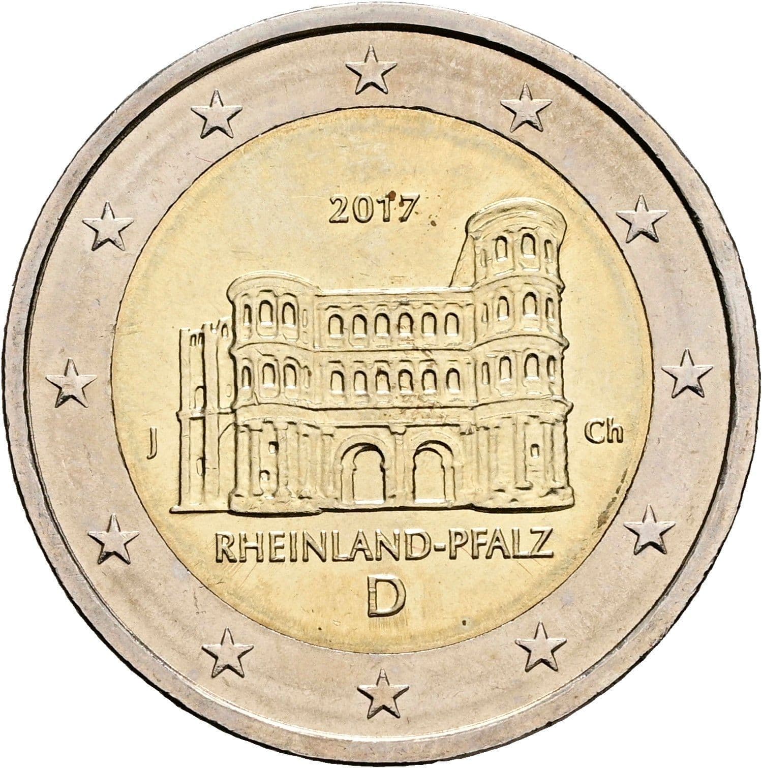 2 Euro 2017 J – Rückseite