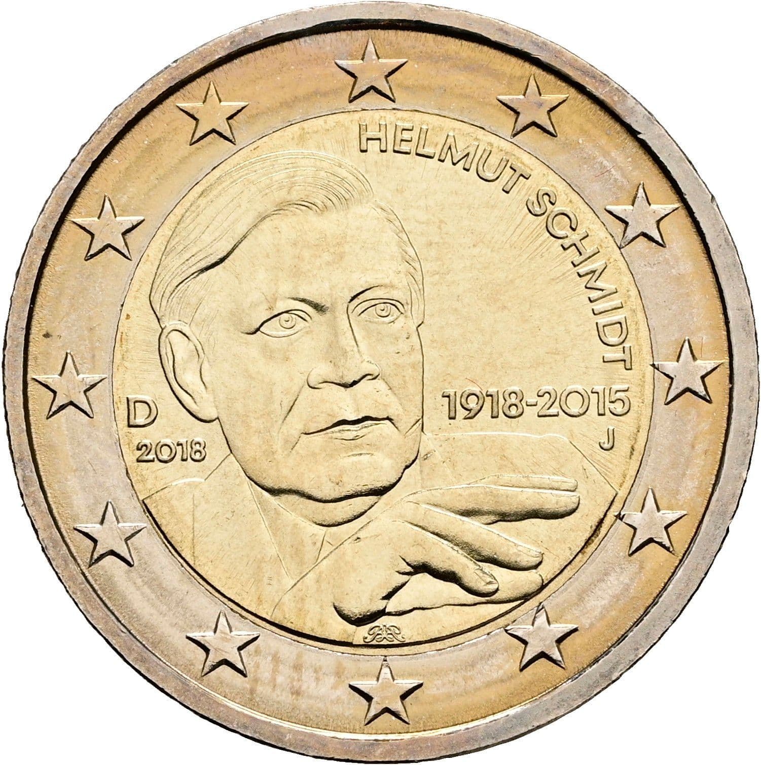 2 Euro 2018 J – Rückseite