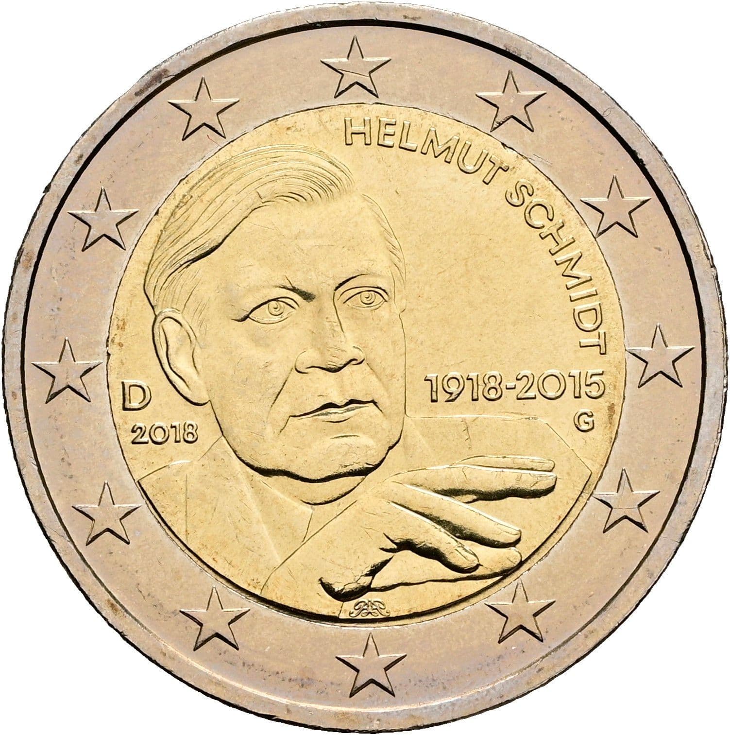 2 Euro 2018 G – Rückseite