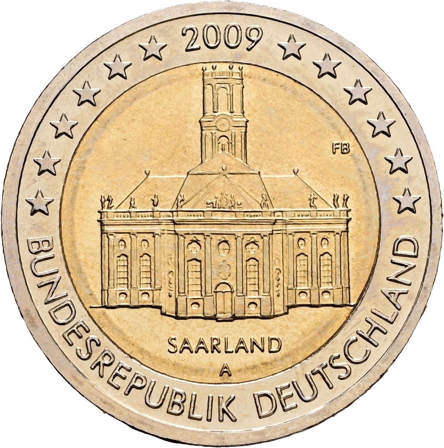 2 Euro 2009 A – Rückseite