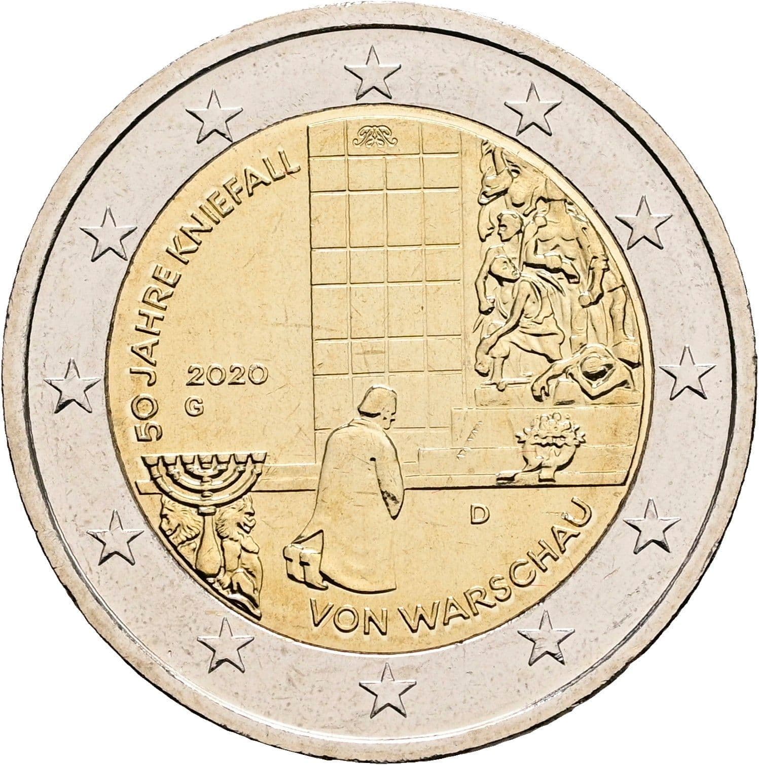 2 Euro 2020 G – Rückseite