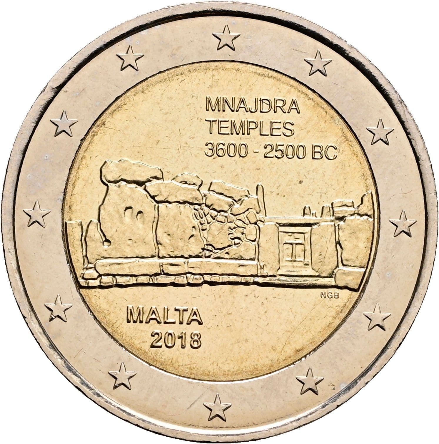 2 Euro 2018 – Rückseite