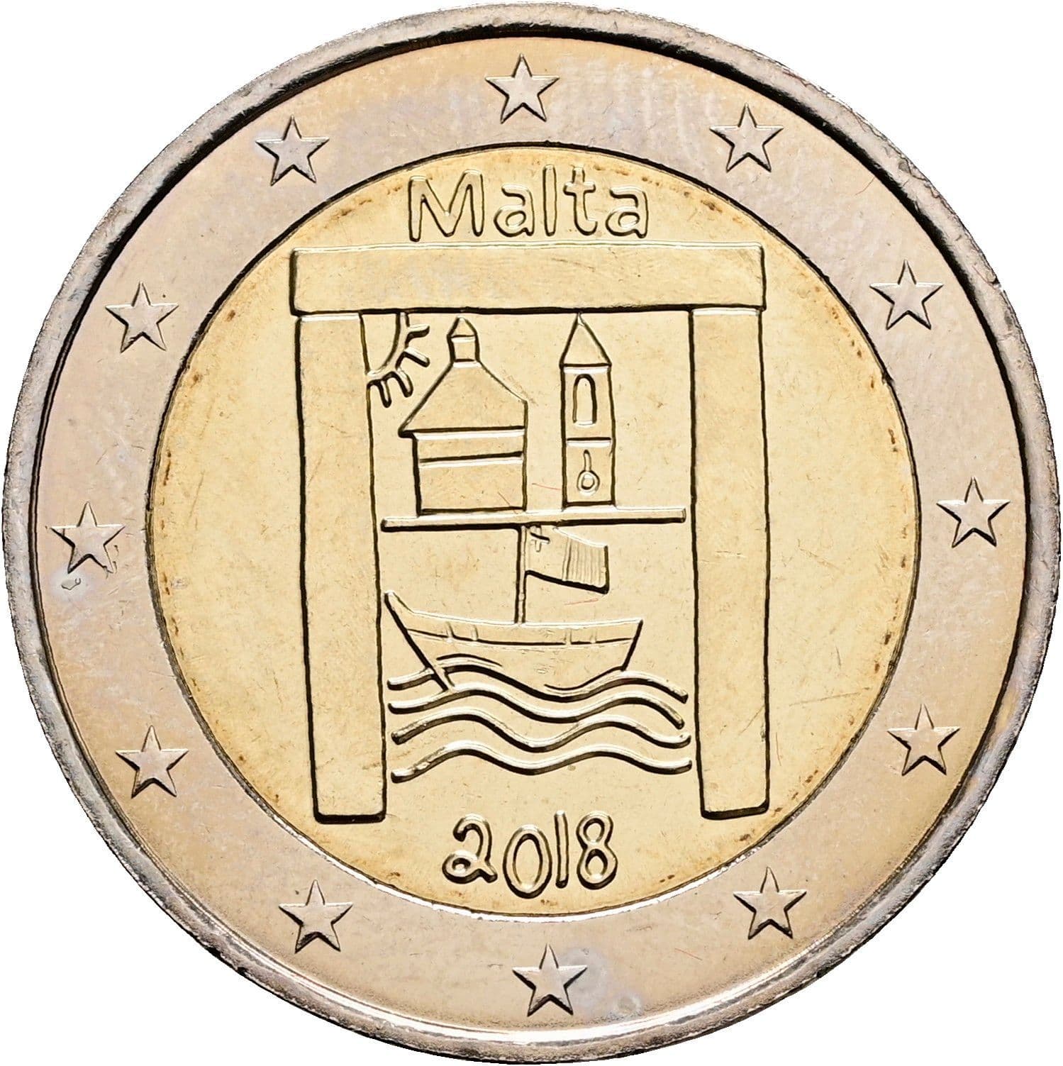 2 Euro 2018 – Rückseite