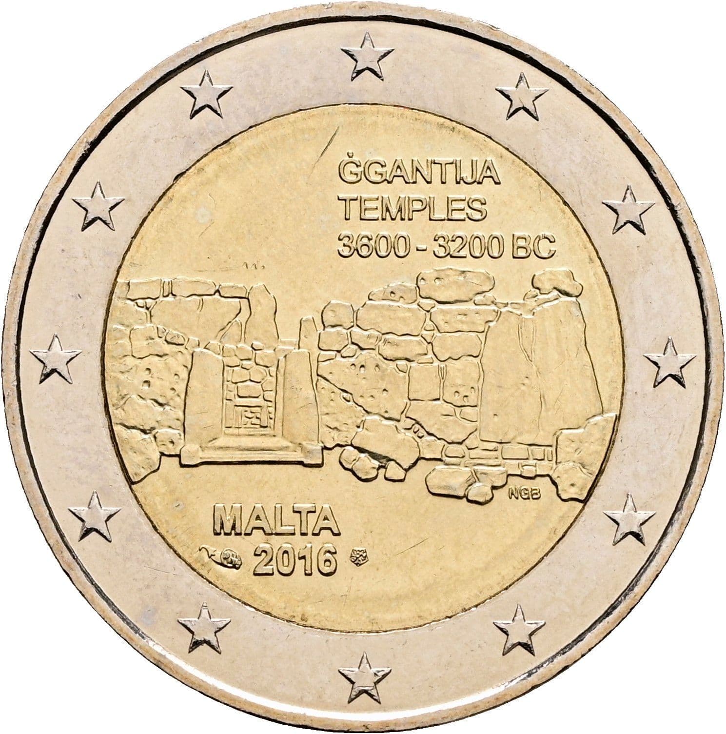 2 Euro 2016 – Rückseite