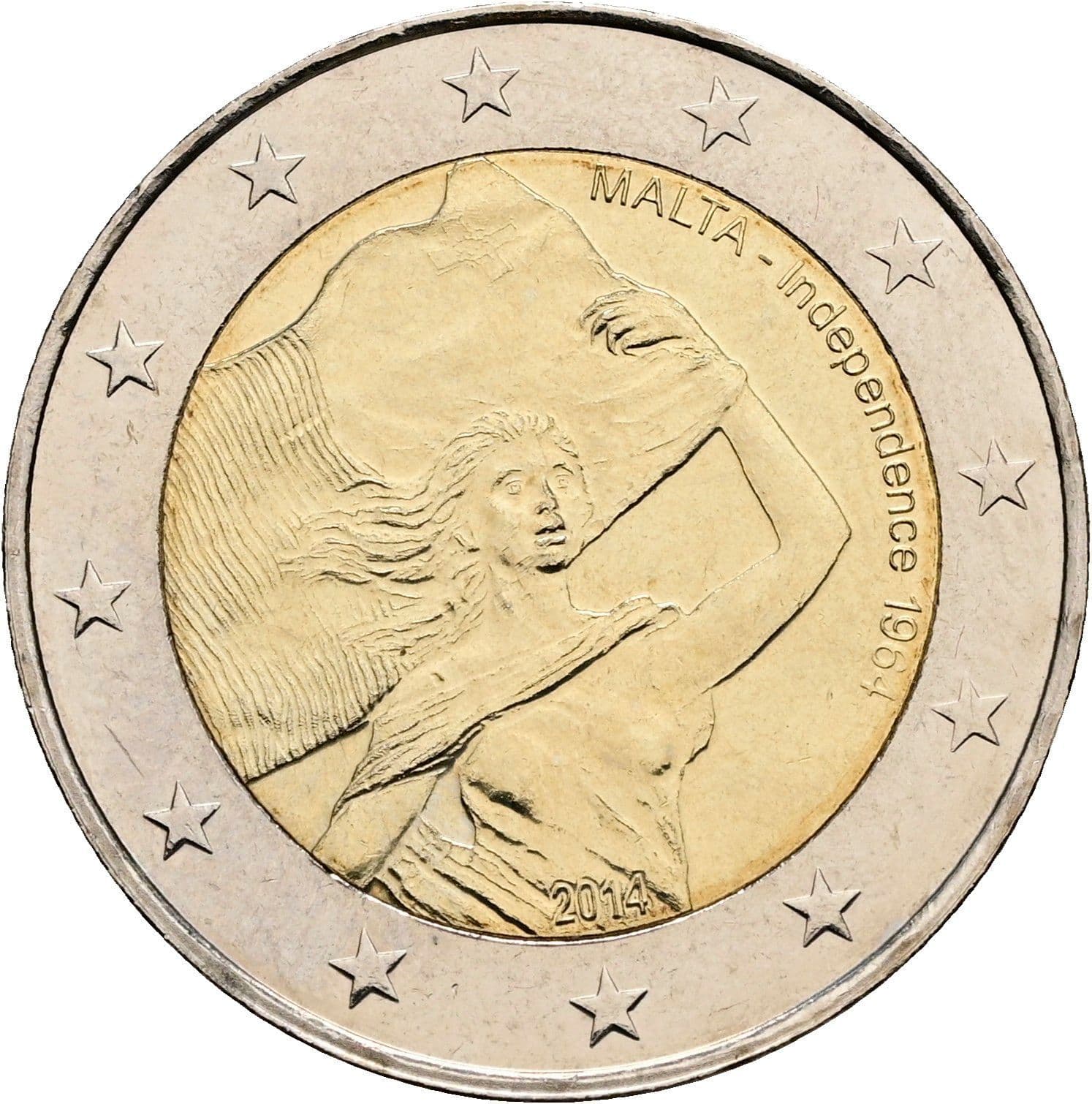 2 Euro 2014 – Rückseite