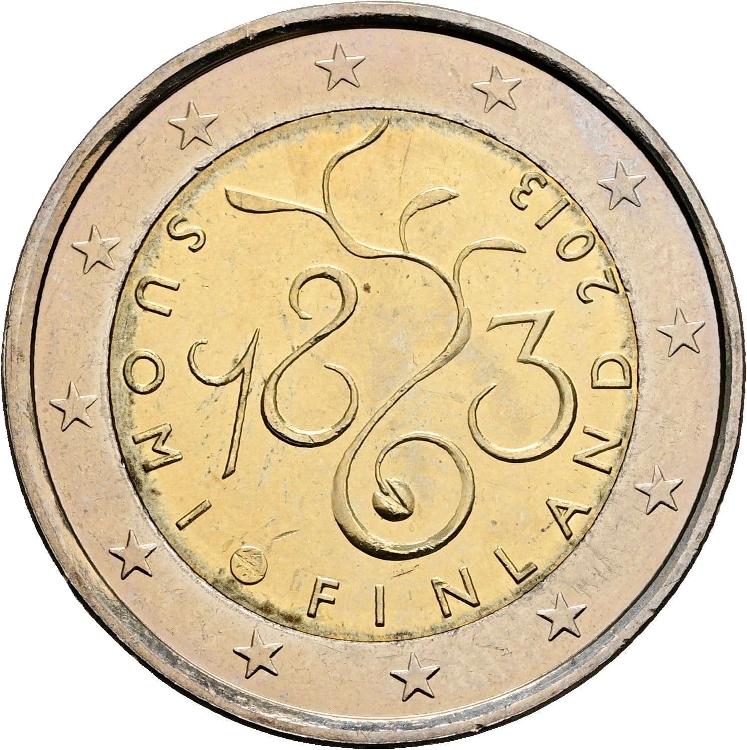 2 Euro 2013 – Rückseite
