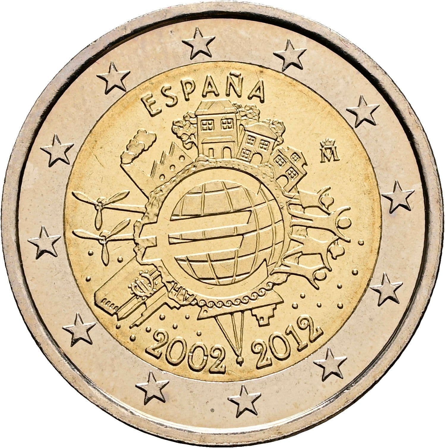 2 Euro 2012 – Rückseite