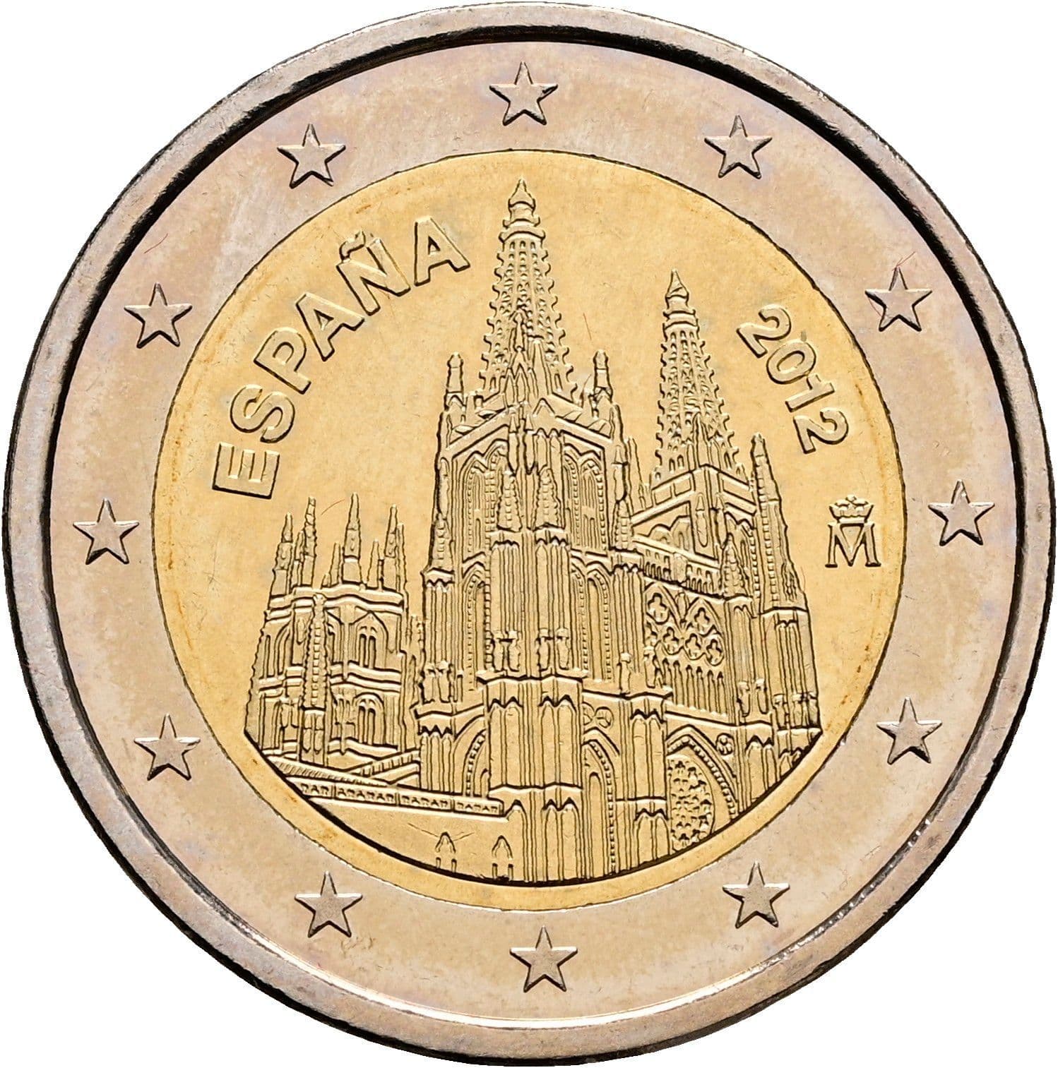 2 Euro 2012 – Rückseite
