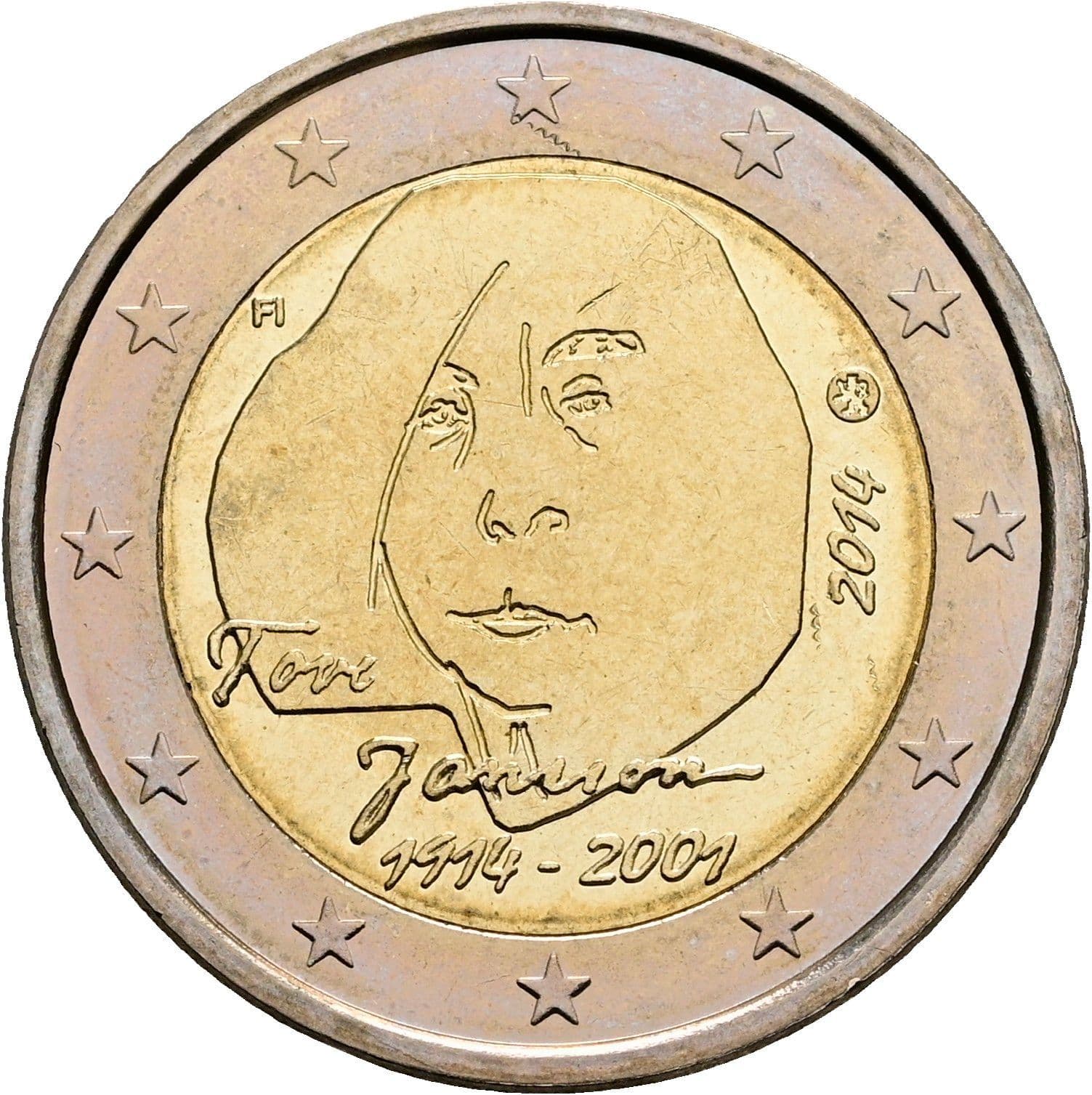 2 Euro 2014 – Rückseite