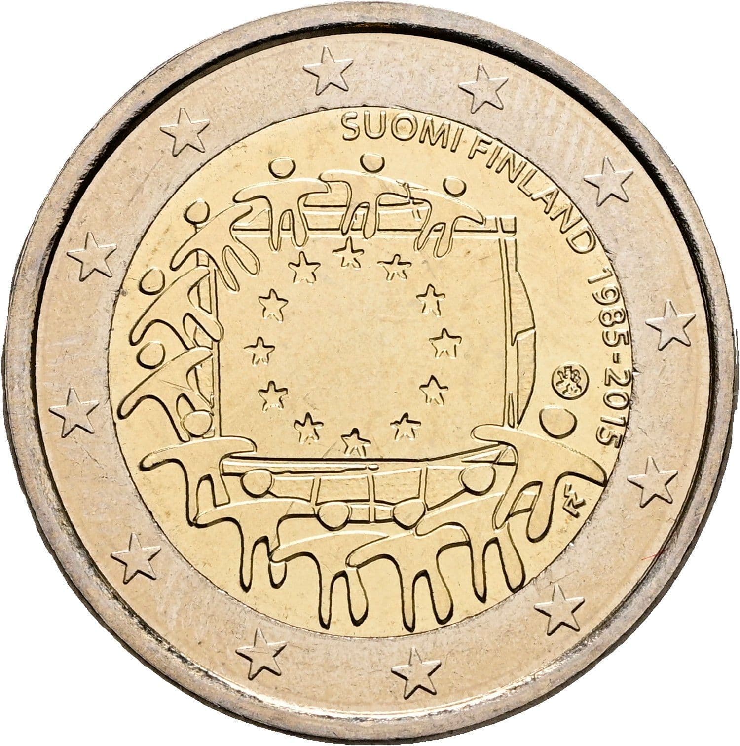 2 Euro 2015 – Rückseite