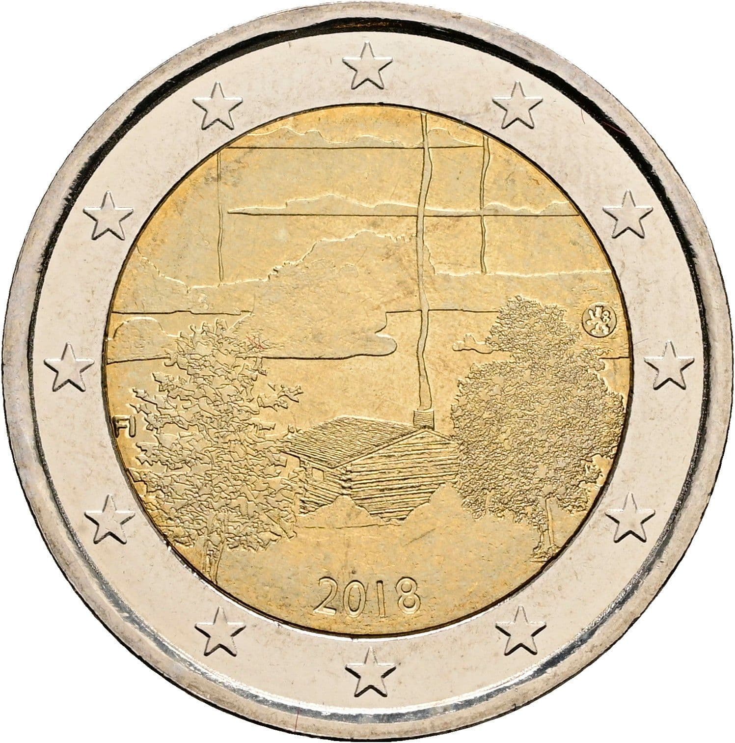 2 Euro 2018 – Rückseite