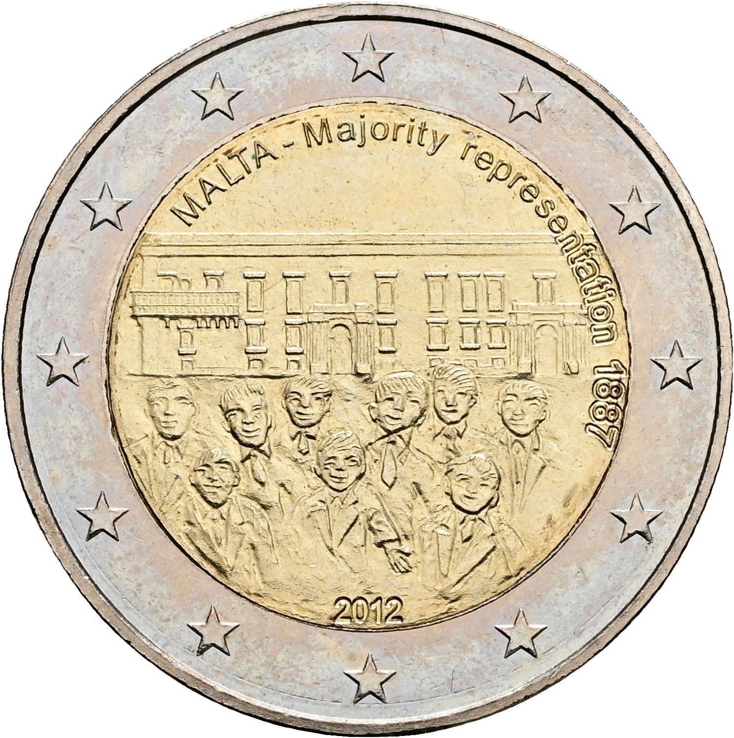 2 Euro 2012 – Rückseite
