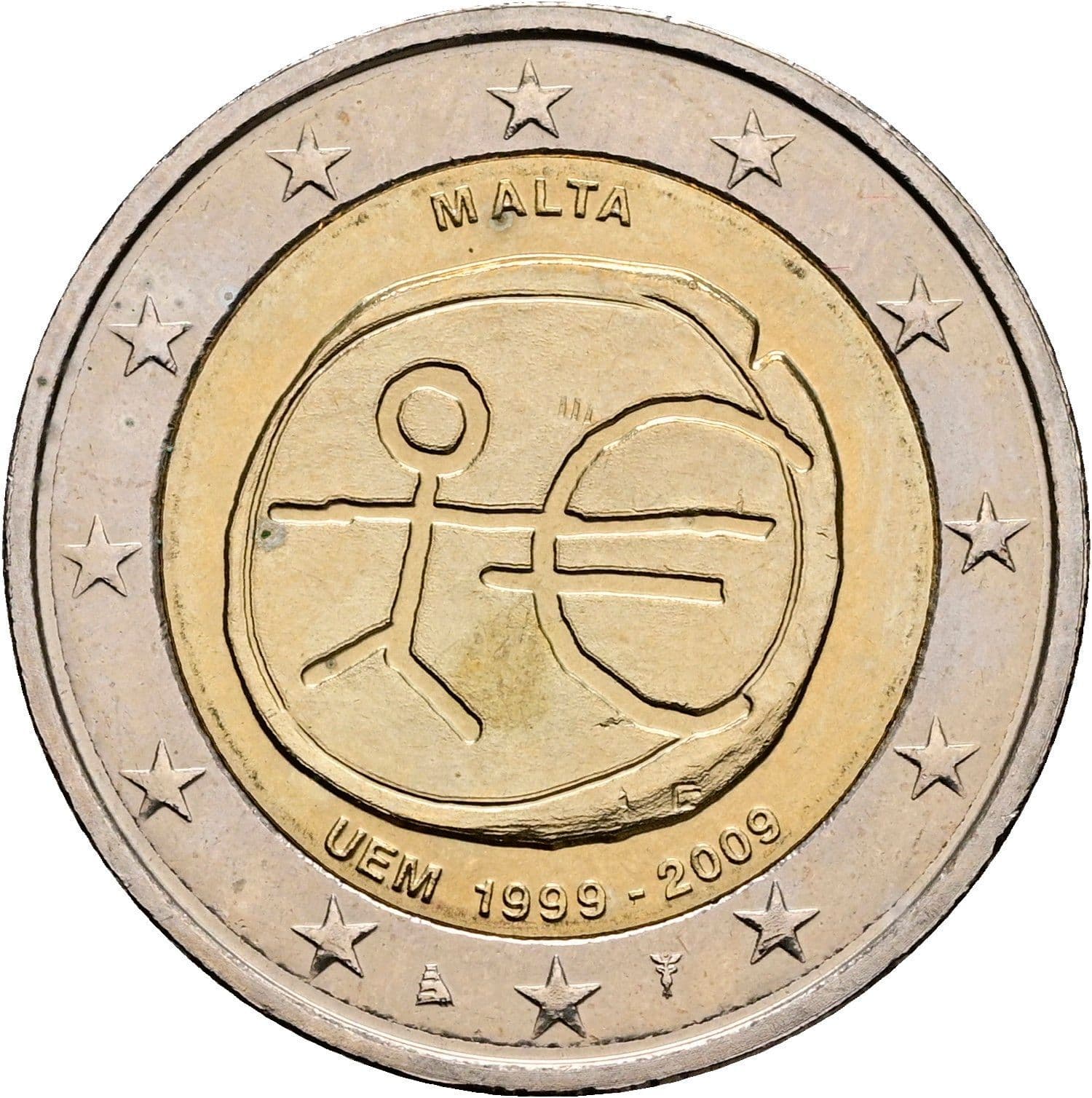 2 Euro 2009 – Rückseite