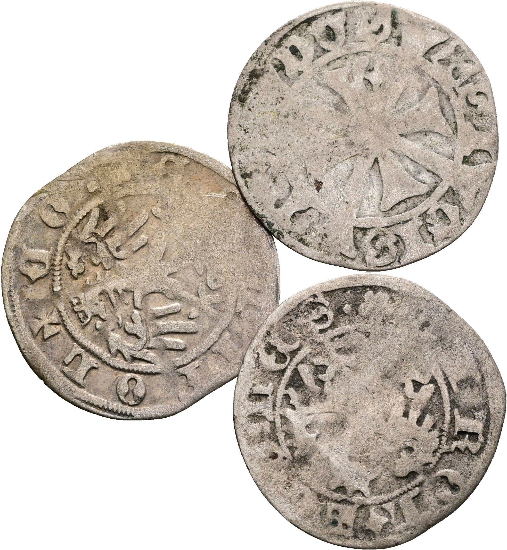 Lot 3 Etschkreuzer Tirol ohne Jahr (1439-1490) – Vorderseite