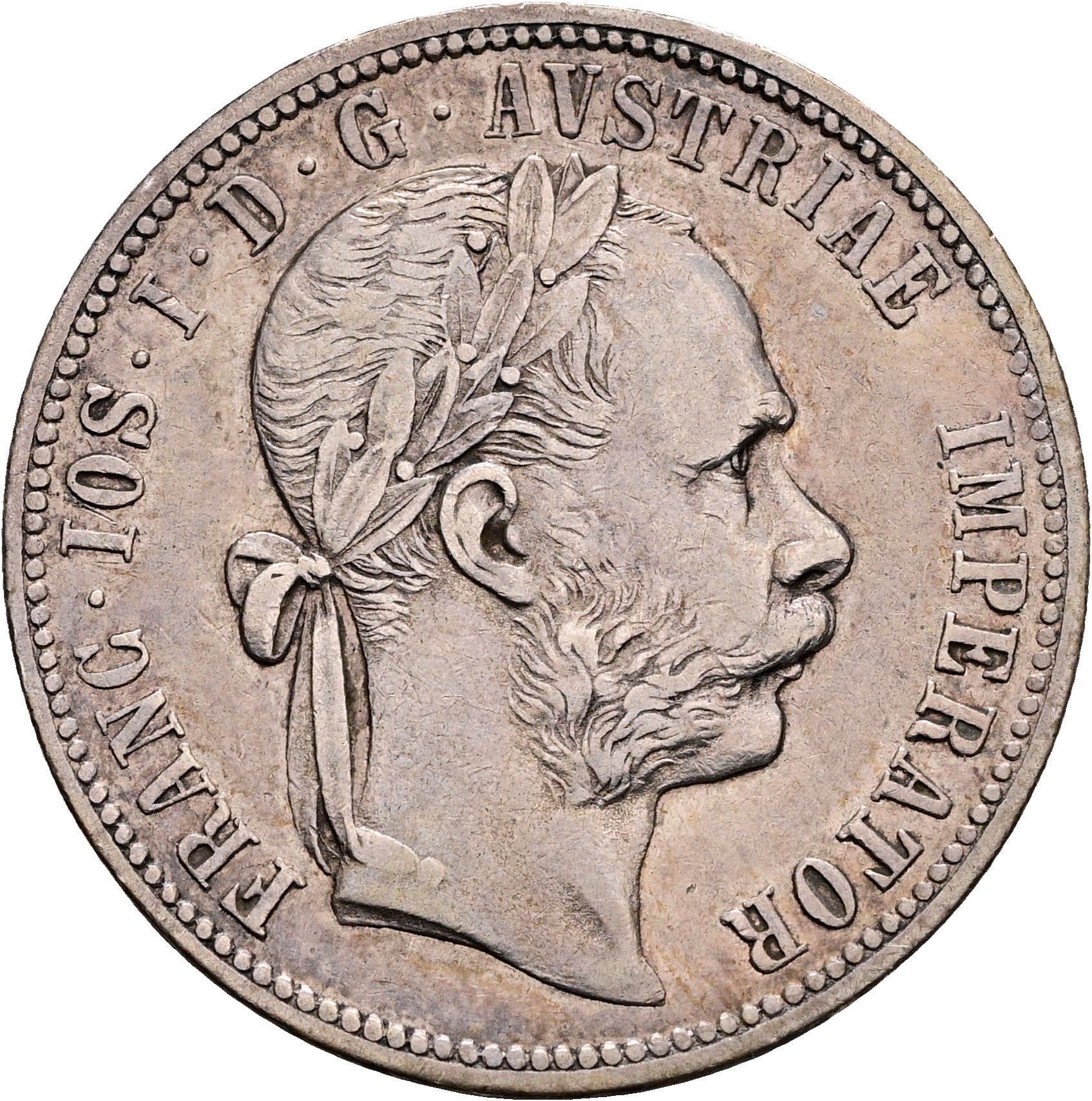 1 Gulden Franz Joseph I. 1848-1916 1891 – Vorderseite