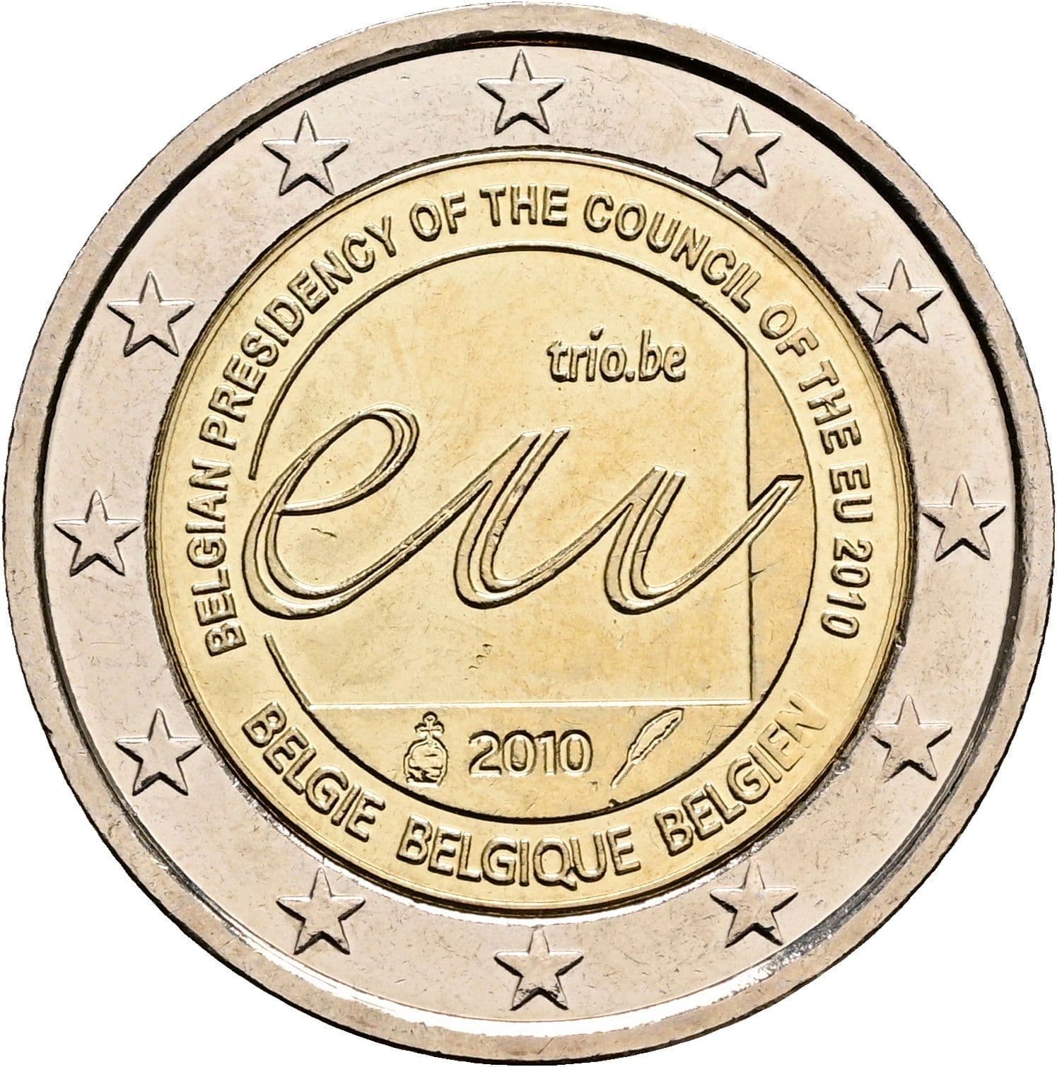 2 Euro 2010 – Rückseite