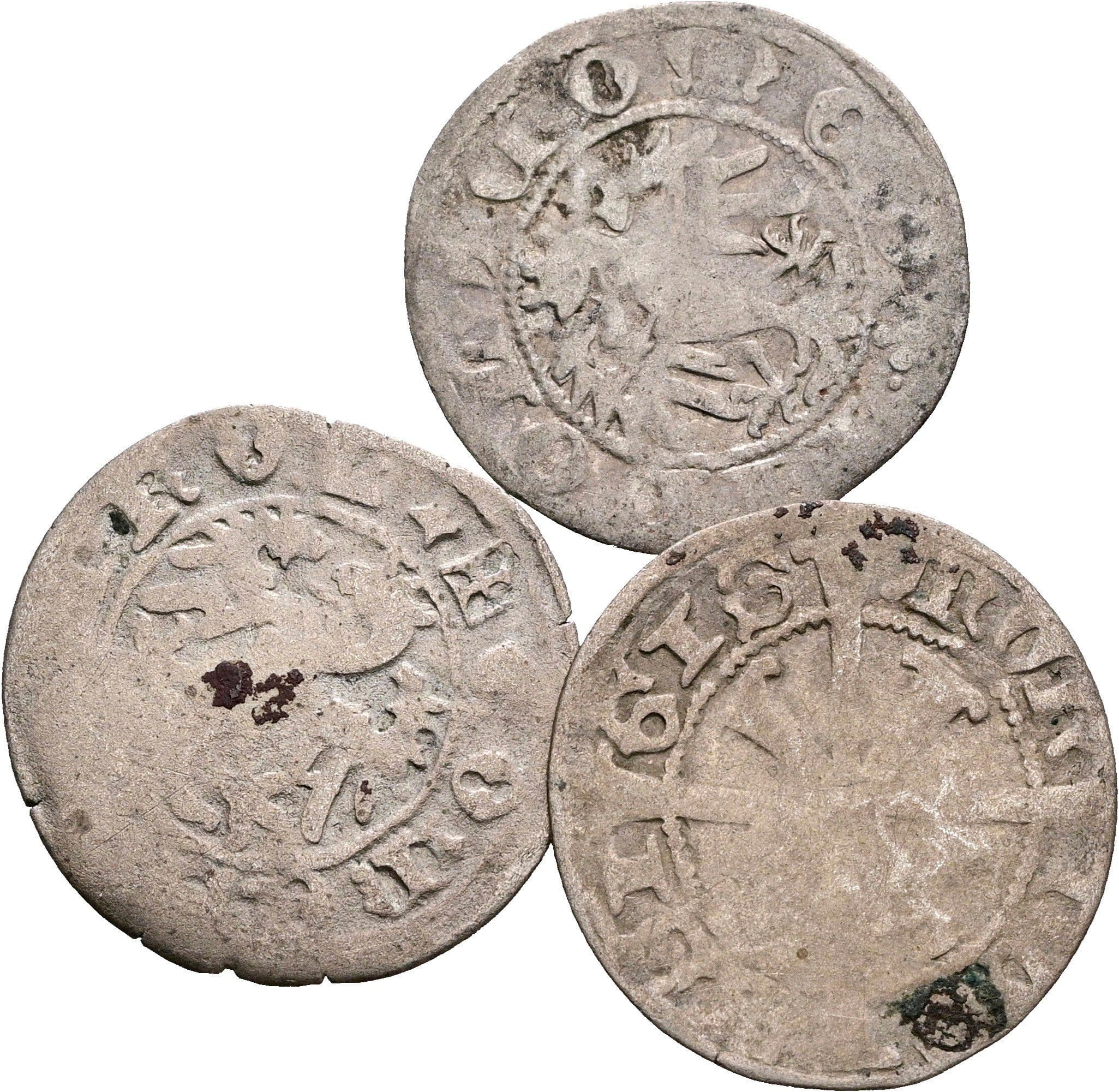 Lot 3 Etschkreuzer Tirol ohne Jahr (1439-1490) – Vorderseite