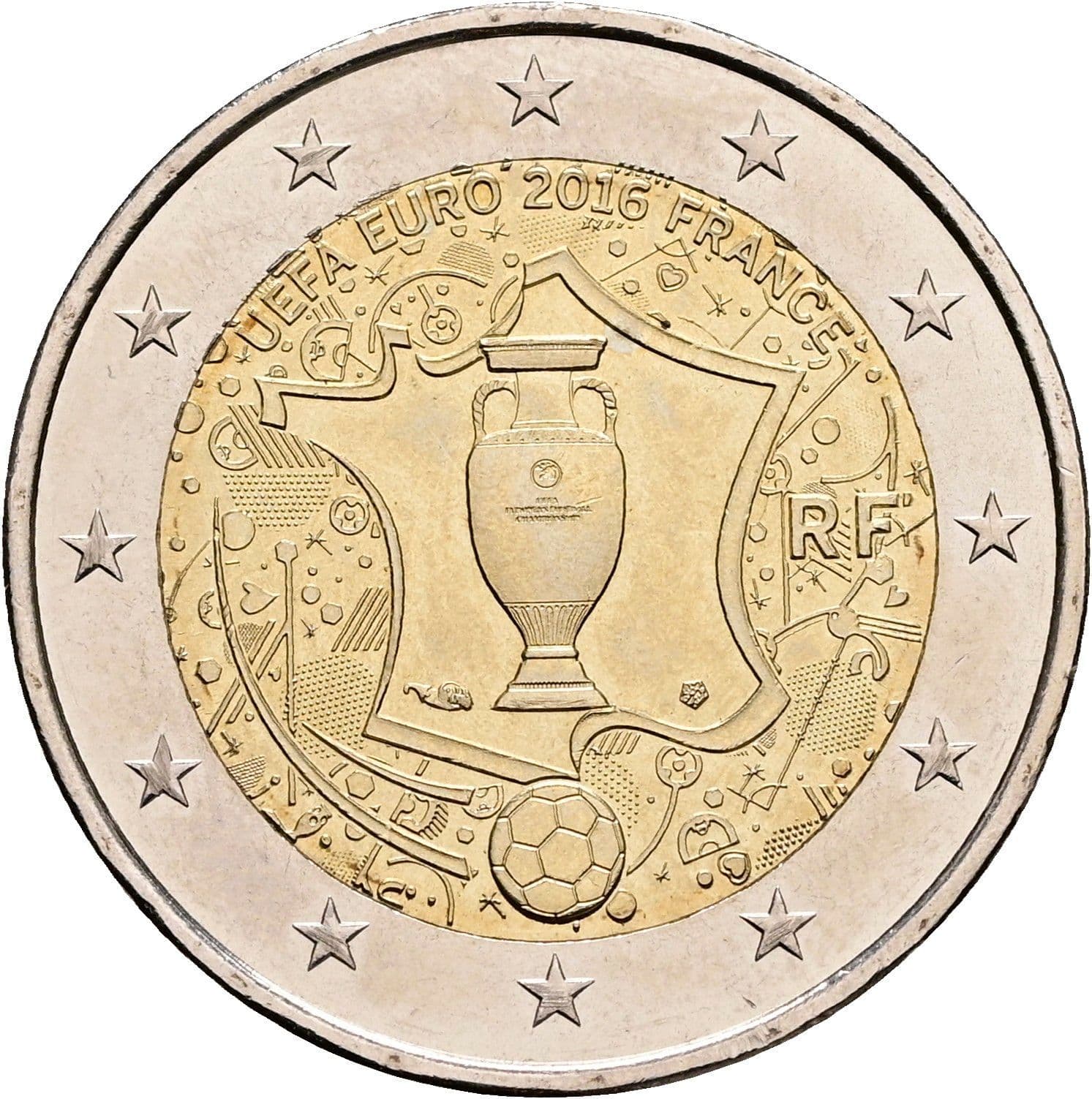 2 Euro 2016 – Rückseite