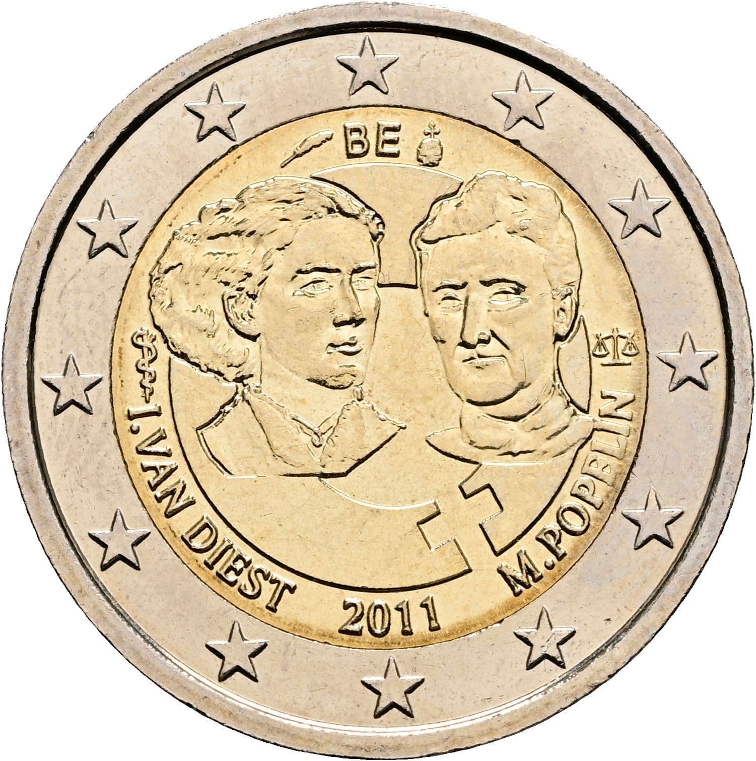 2 Euro 2011 – Rückseite
