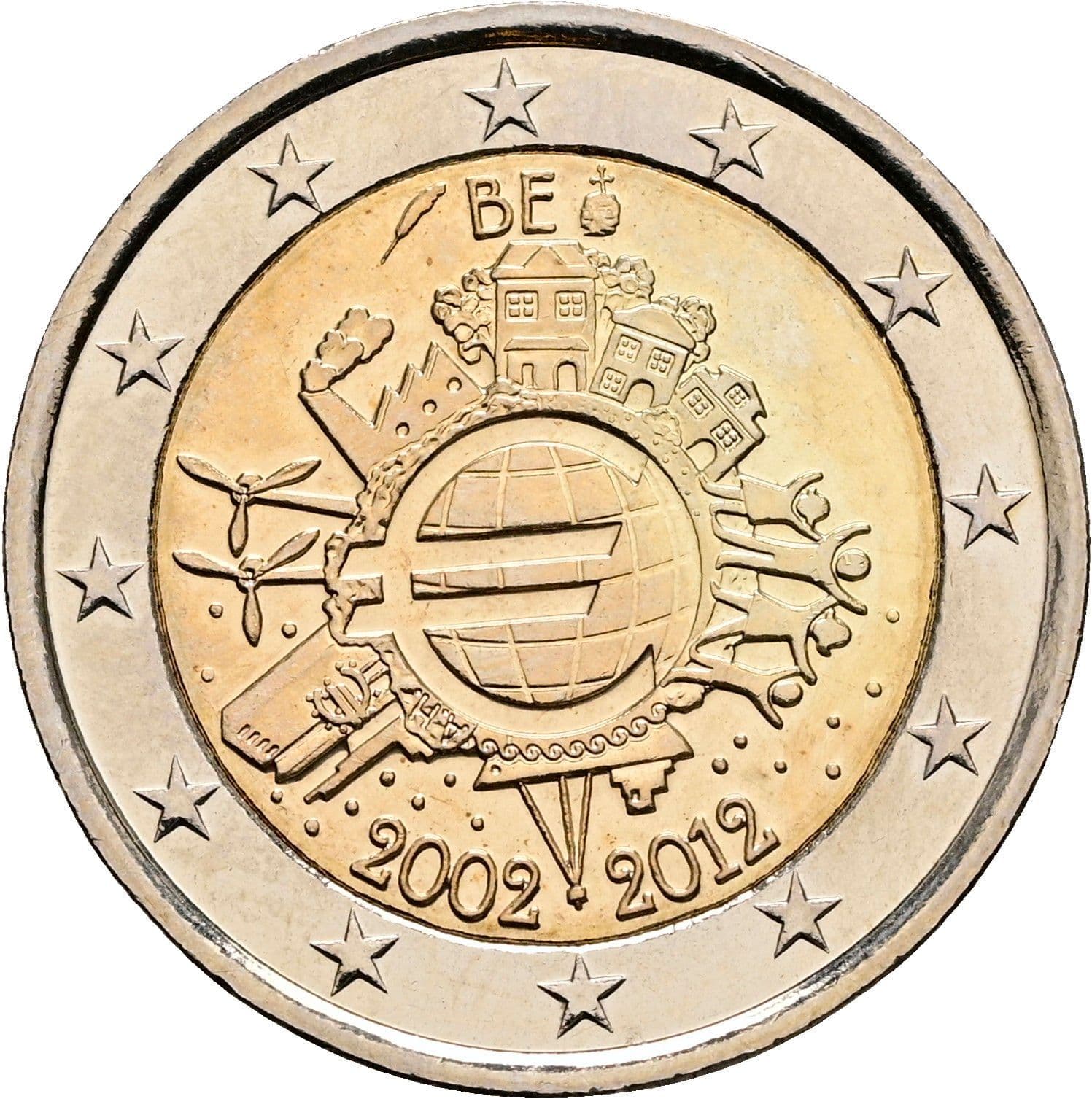 2 Euro 2012 – Rückseite