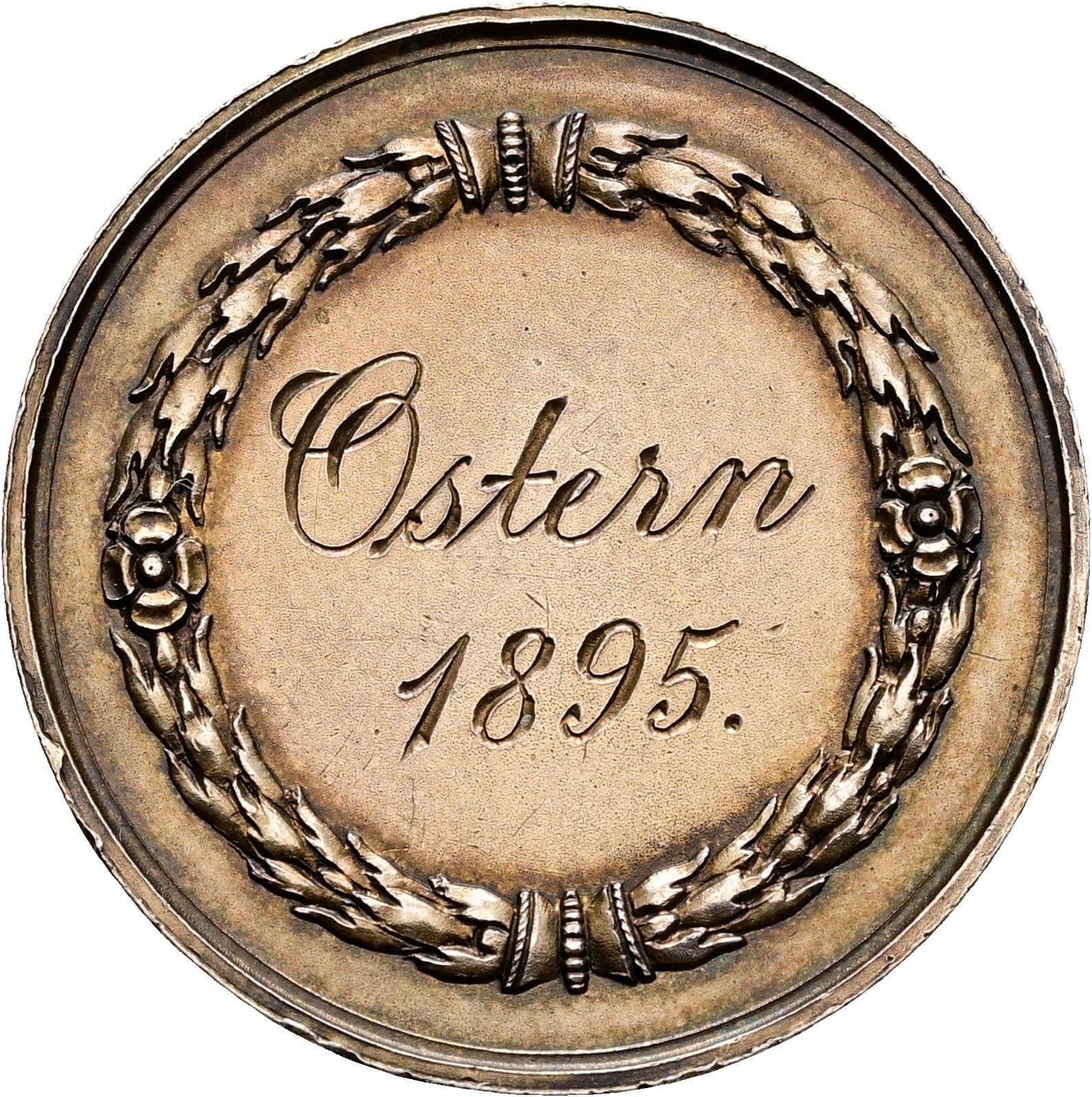 Silbermedaille Nürnberg 1895 – Rückseite