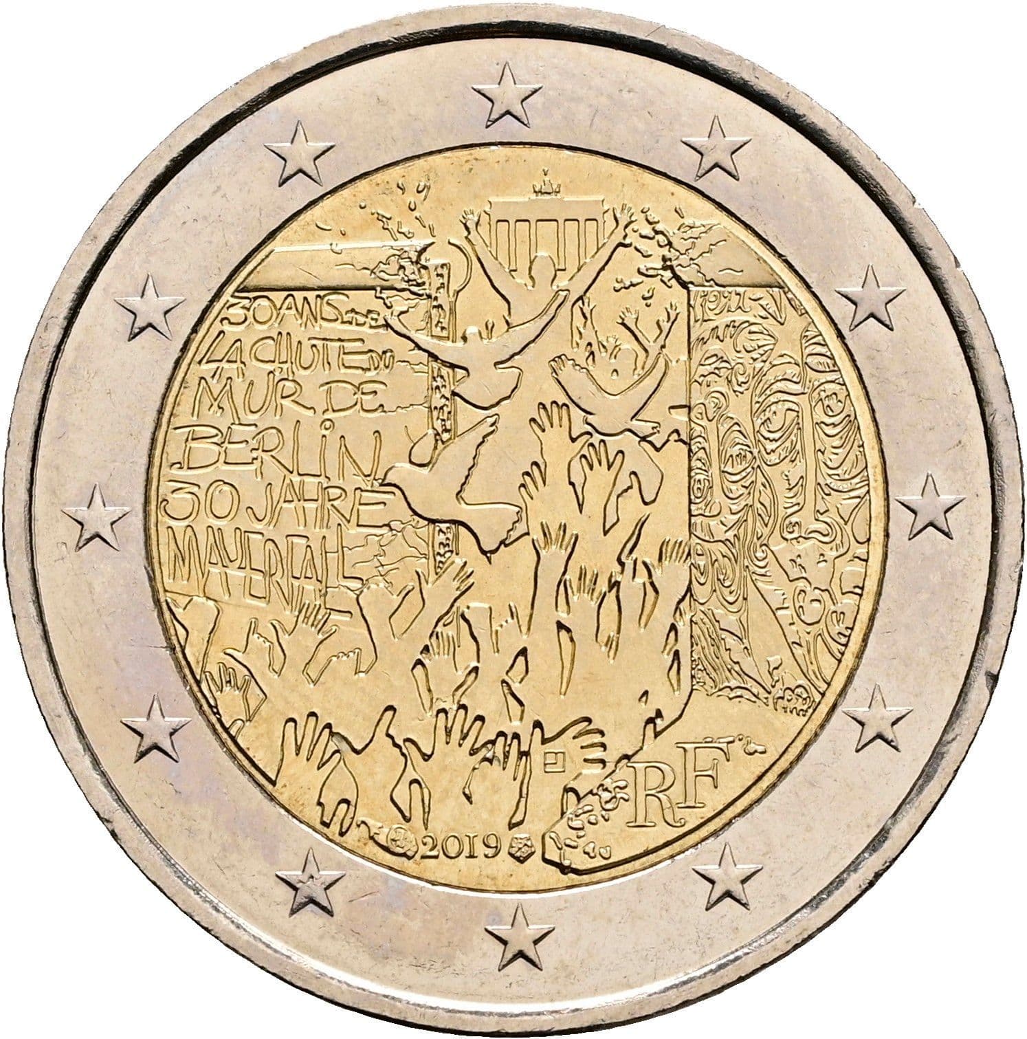 2 Euro 2019 – Rückseite