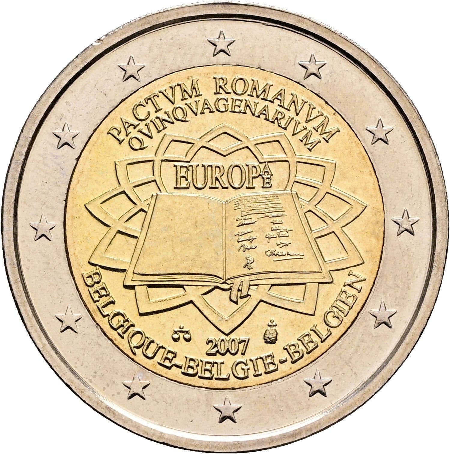 2 Euro 2007 – Rückseite