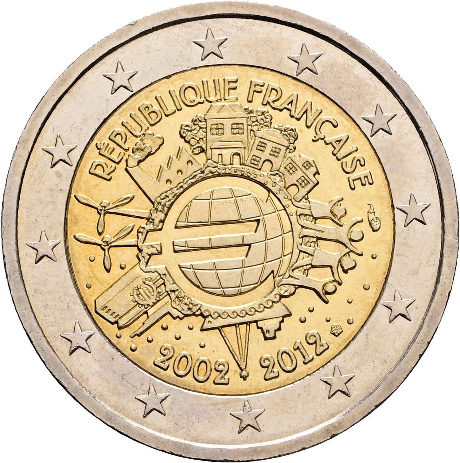 2 Euro 2012 – Rückseite