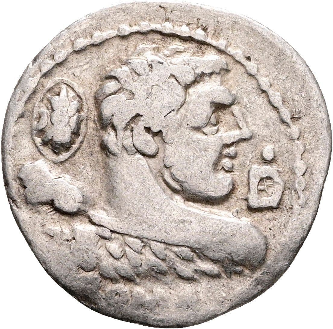 Denar P. Cornelius Lentulus Marcellinus 100 BC – Vorderseite