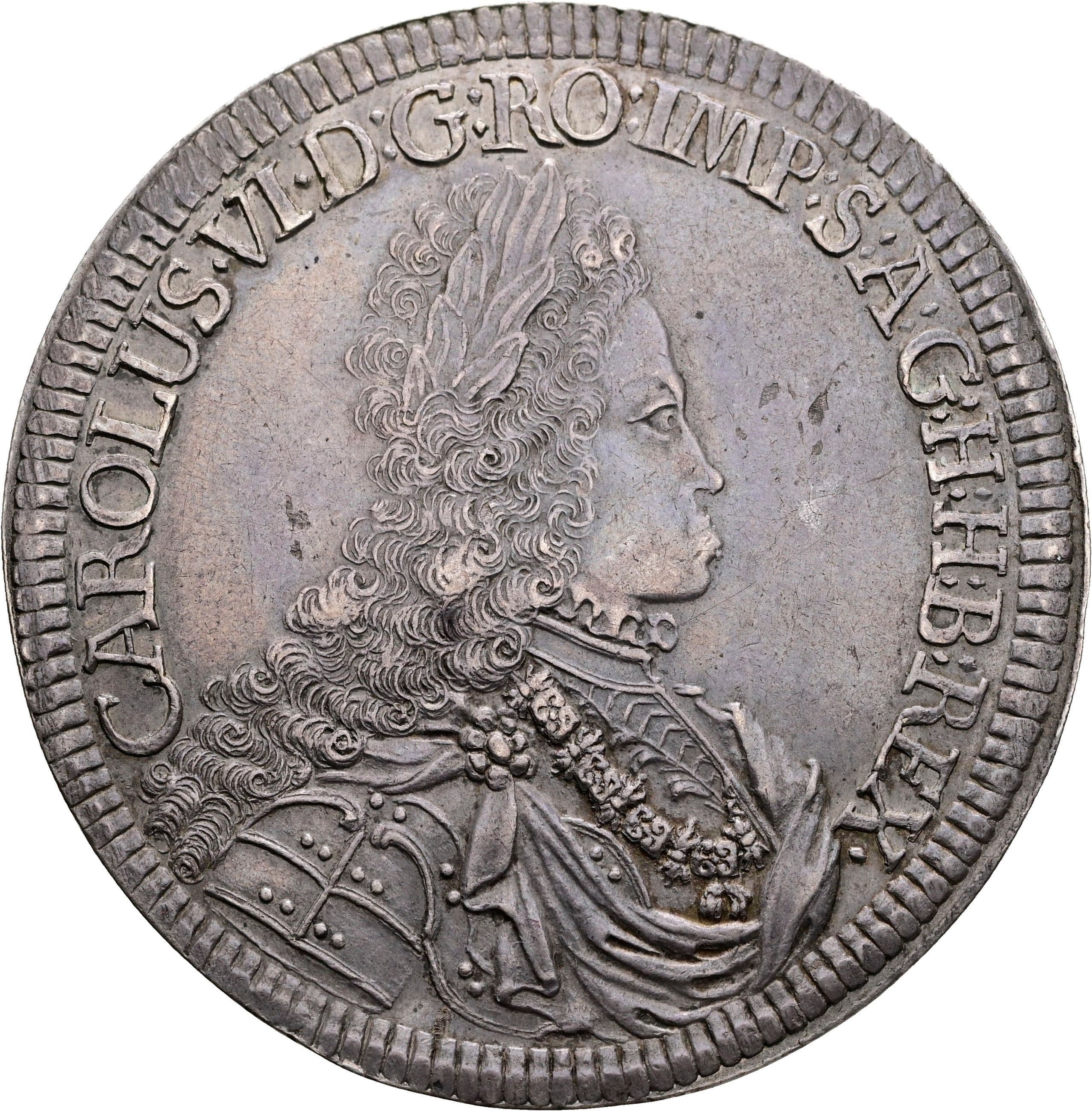 Doppeltaler Karl VI. 1711-1740 ohne Jahr – Vorderseite