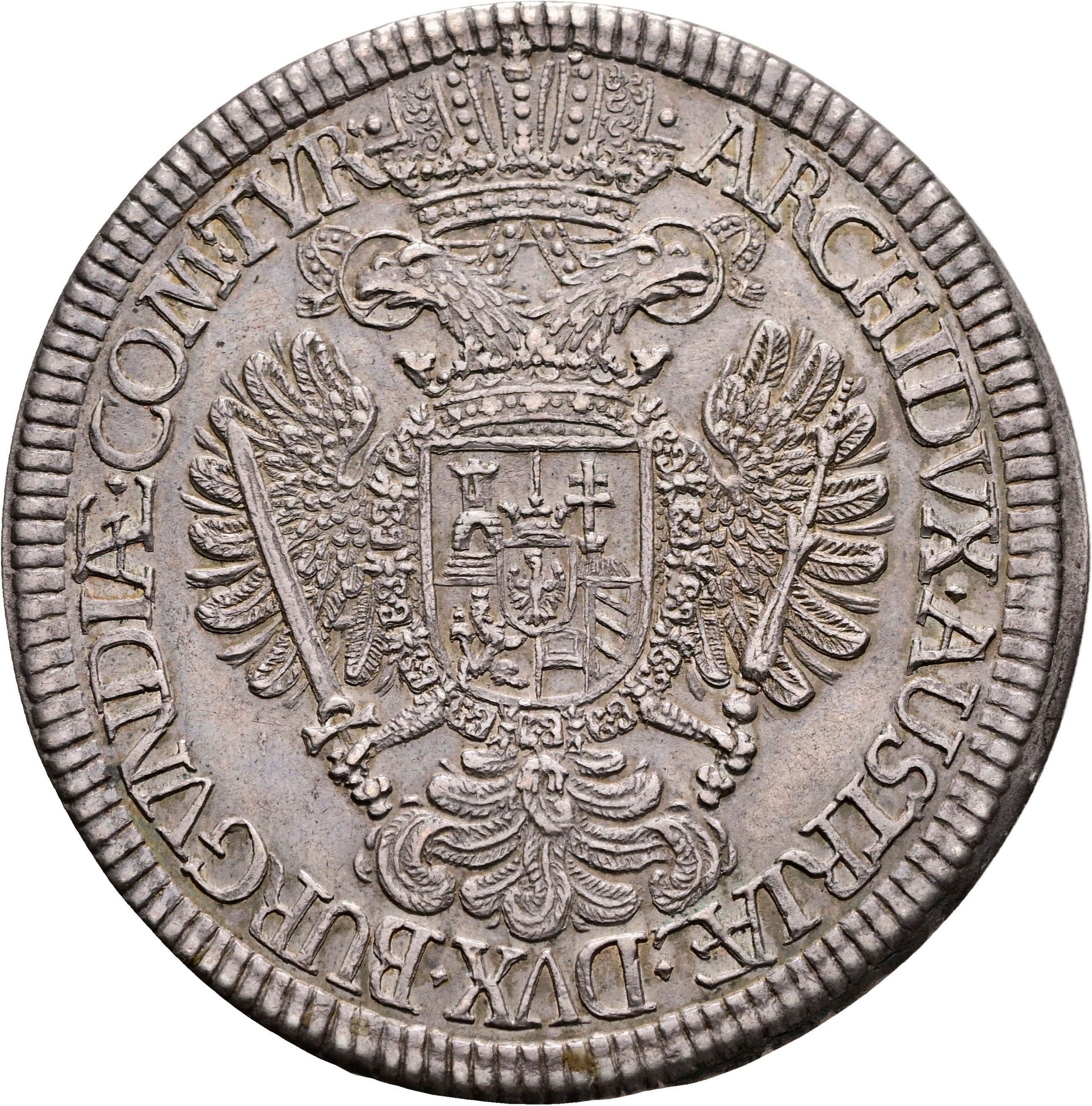Doppeltaler Karl VI. 1711-1740 ohne Jahr – Rückseite