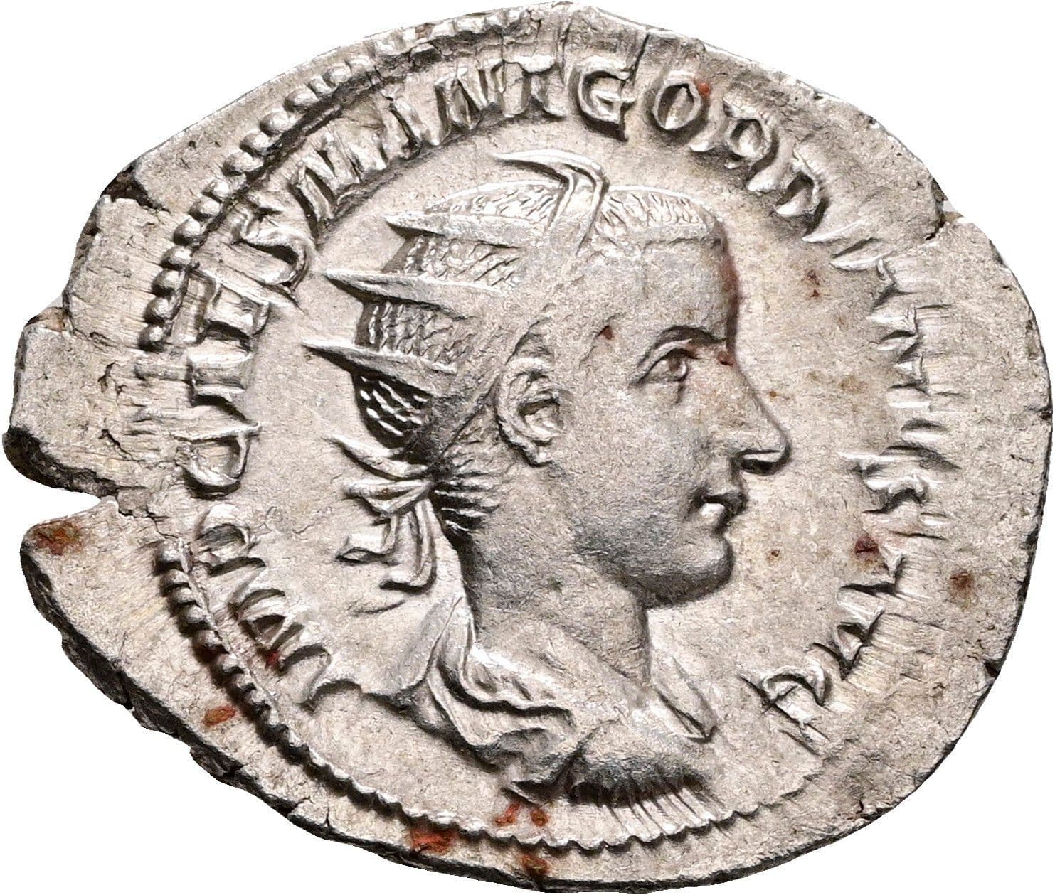 Antoninian Gordianus III. Pius 238-244 AC Rom ohne Jahr – Vorderseite