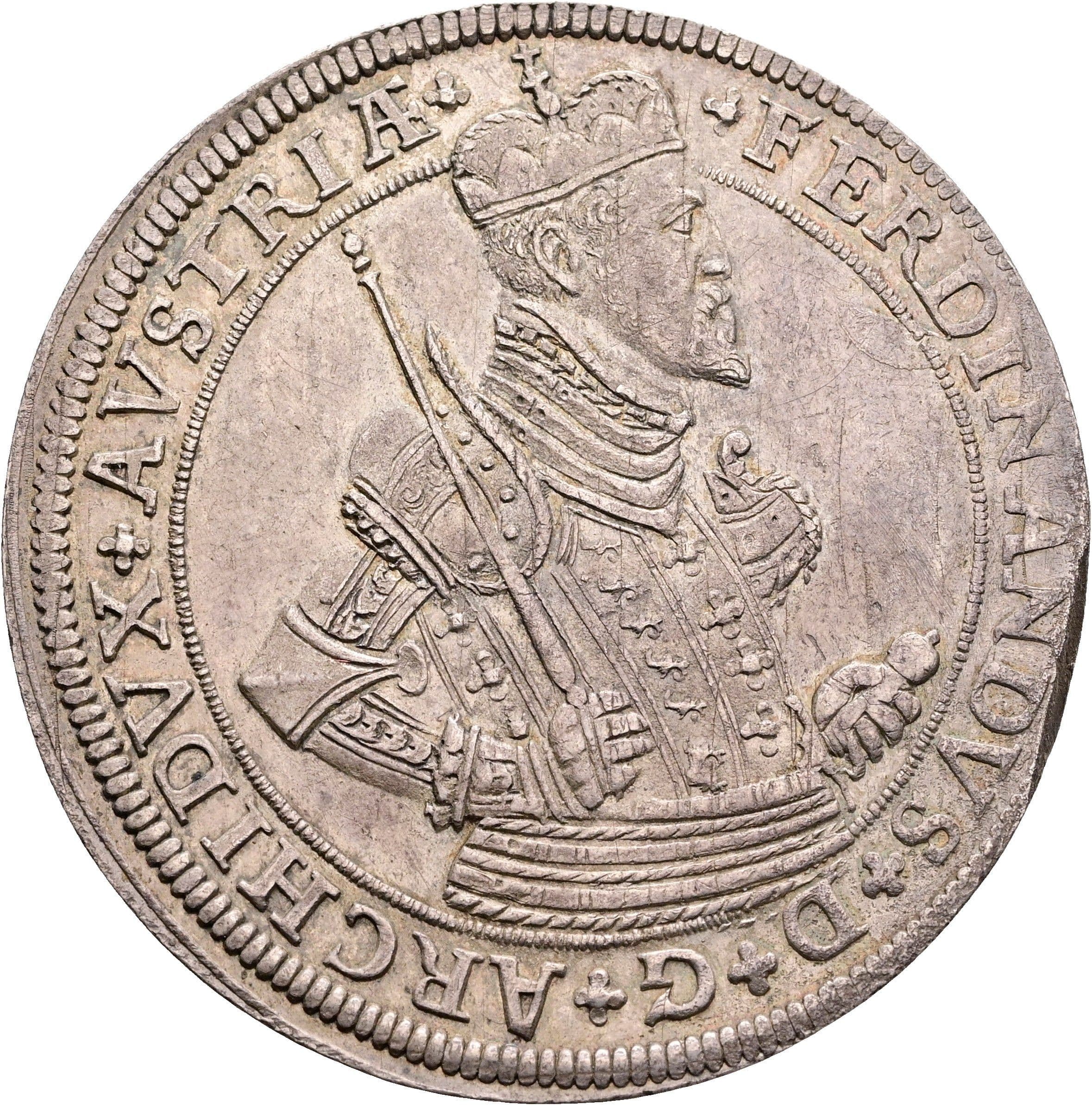 Taler Erzherzog Ferdinand II. 1564-1595 ohne Jahr – Vorderseite