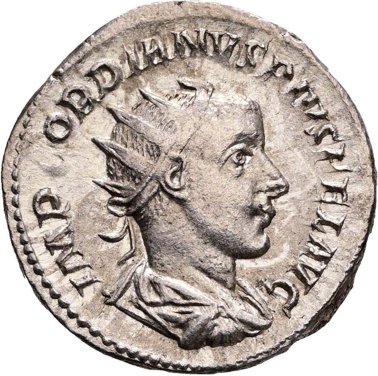 Antoninian Gordianus III. Pius 238-244 AC Rom ohne Jahr – Vorderseite