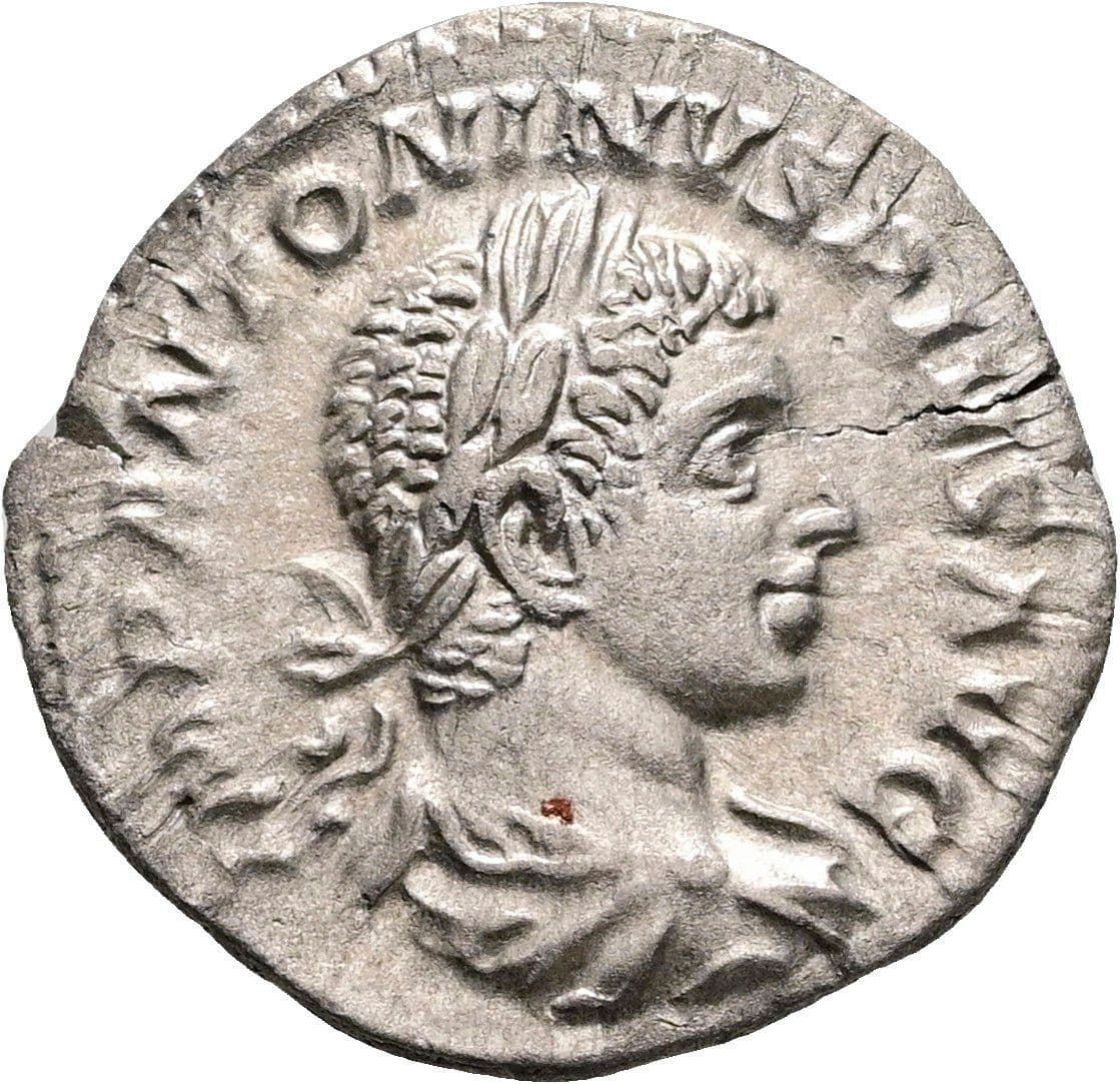 Denar Elagabalus 218-222 AC Rom 220-221 AC – Vorderseite