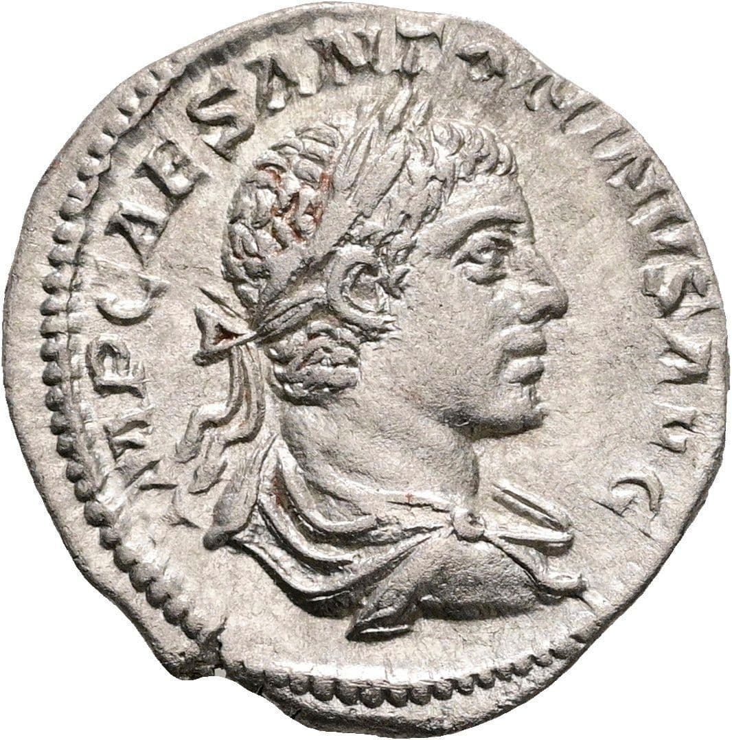Denar Elagabalus 218-222 AC Rom 219 AC – Vorderseite