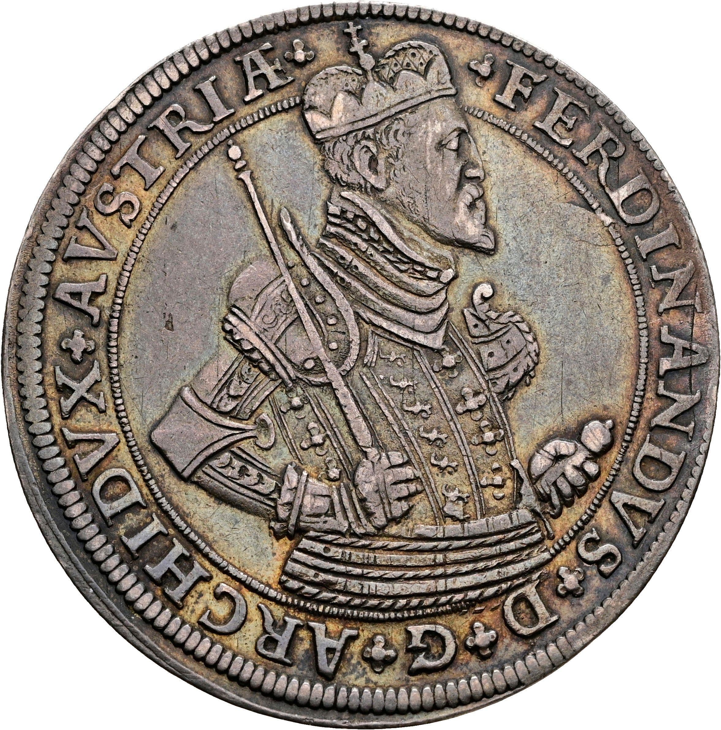 Taler Erzherzog Ferdinand II. 1564-1595 ohne Jahr – Vorderseite