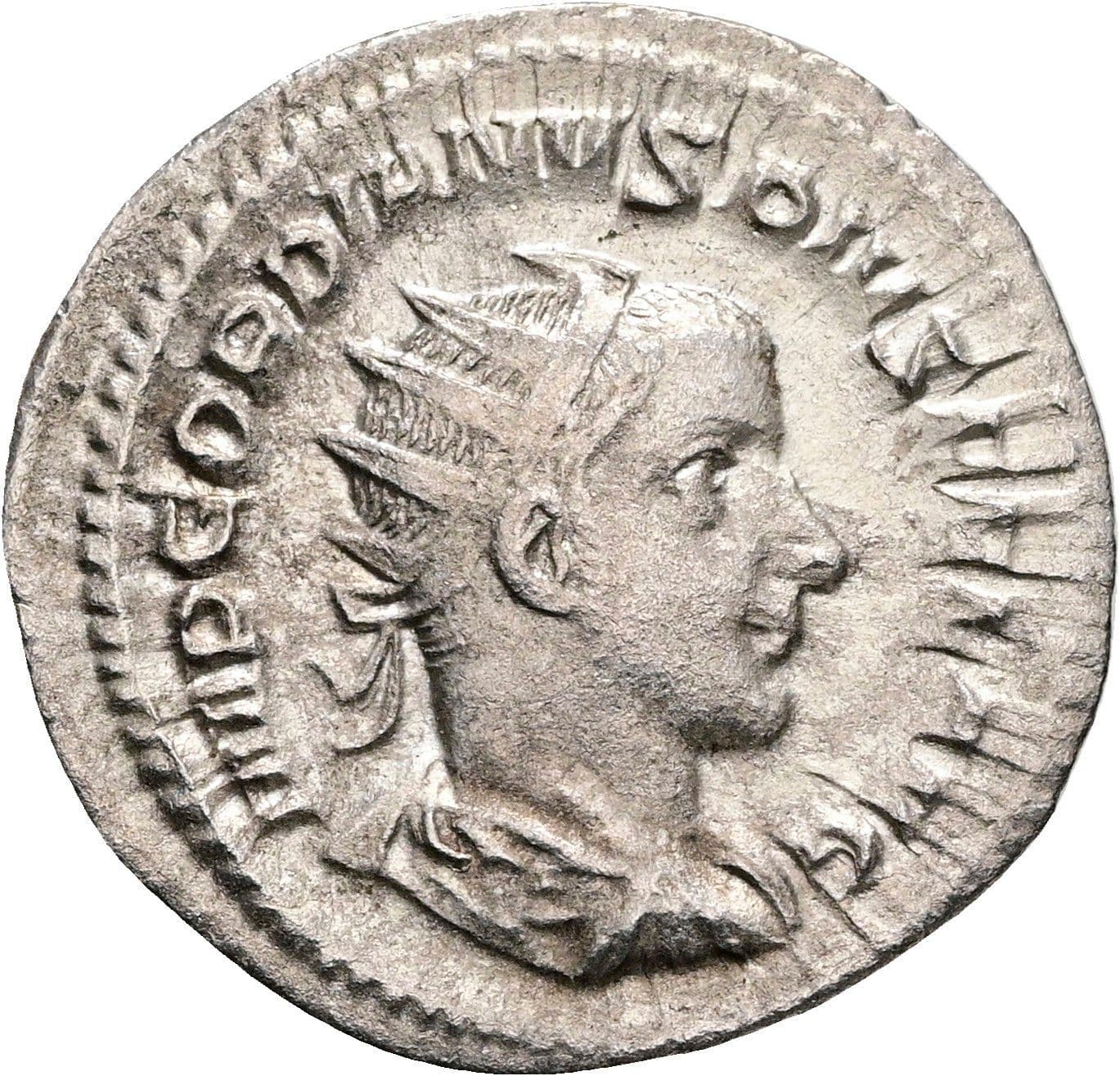 Antoninian Gordianus III. Pius 238-244 AC Rom ohne Jahr – Vorderseite