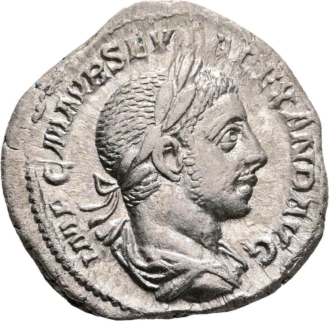Denar Severus Alexander 222-235 AC Rom 225 AC – Vorderseite