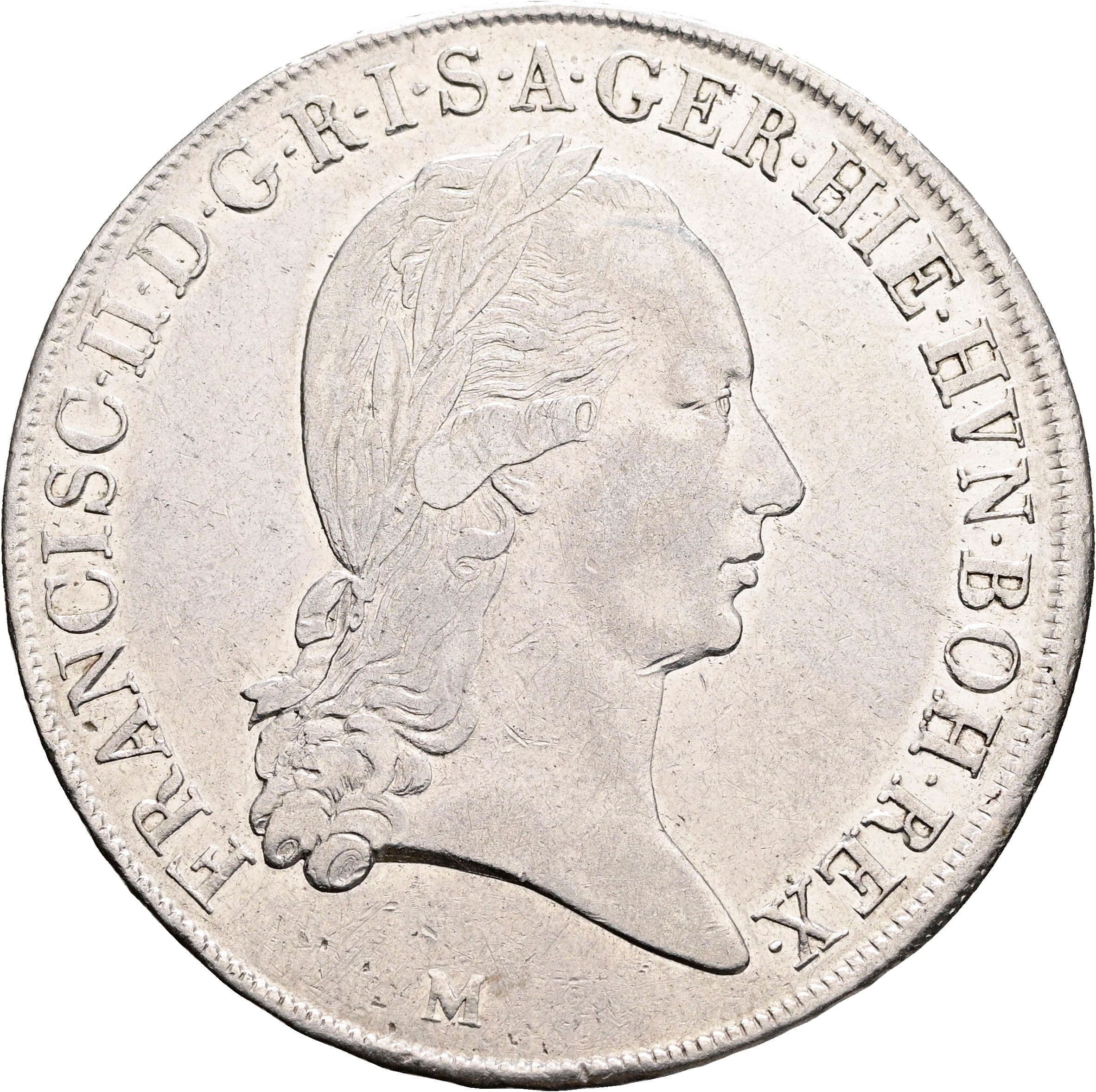 Kronentaler Franz II.(I.) 1792-1835 1795 M – Vorderseite