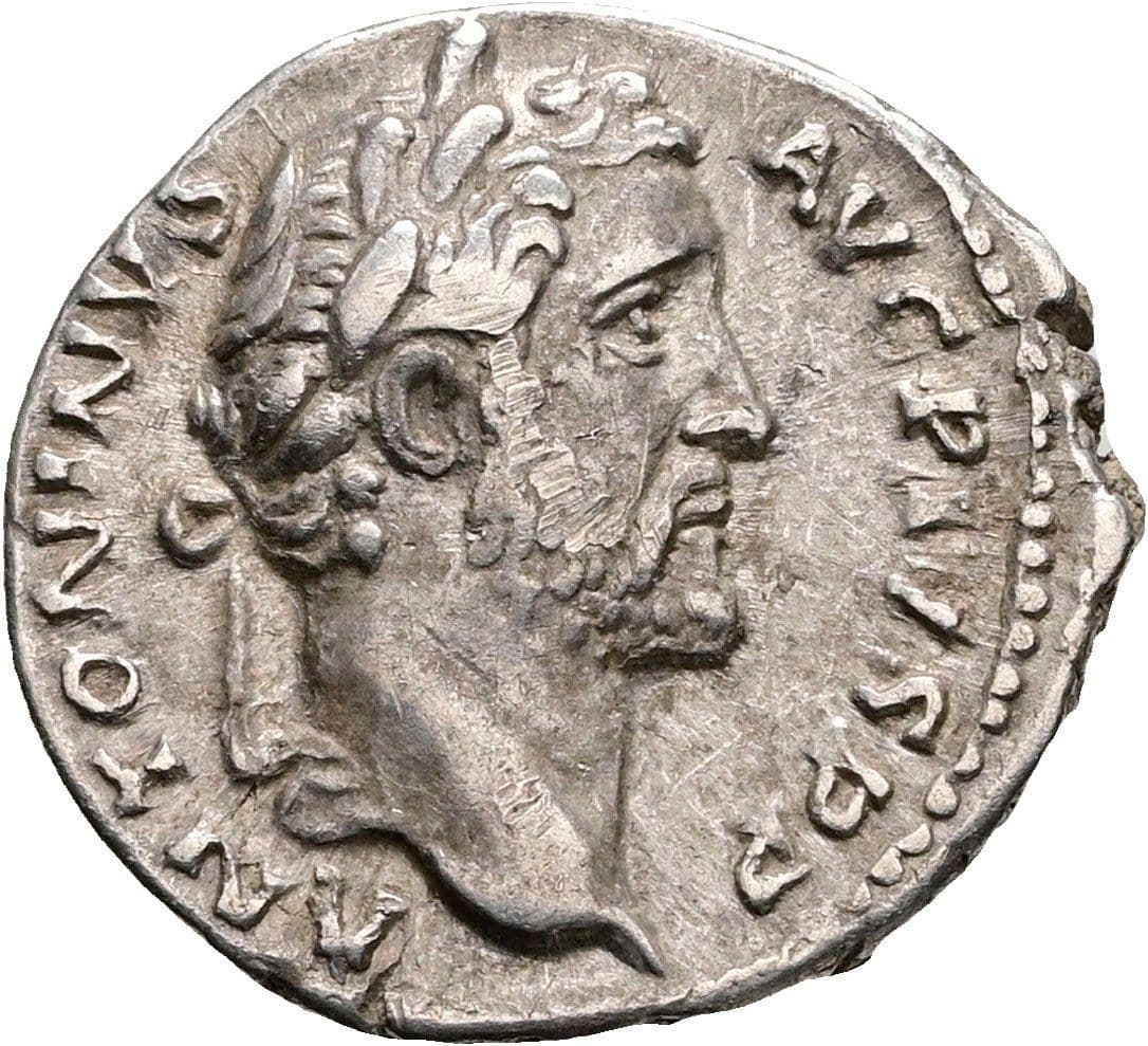 Denar Antoninus Pius 138-161 AC 145-147 AC – Vorderseite