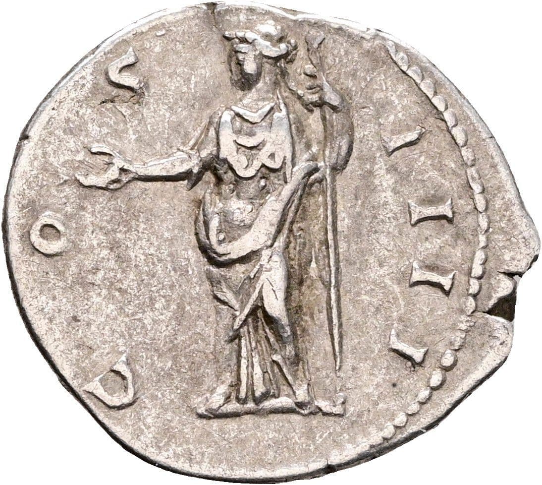 Denar Antoninus Pius 138-161 AC 145-147 AC – Rückseite