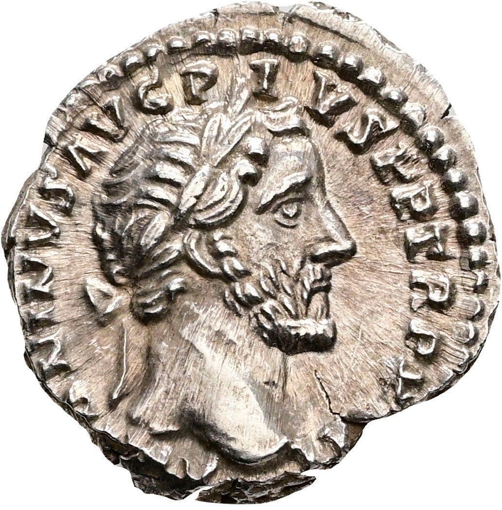 Denar Antoninus Pius 138-161 AC – Vorderseite