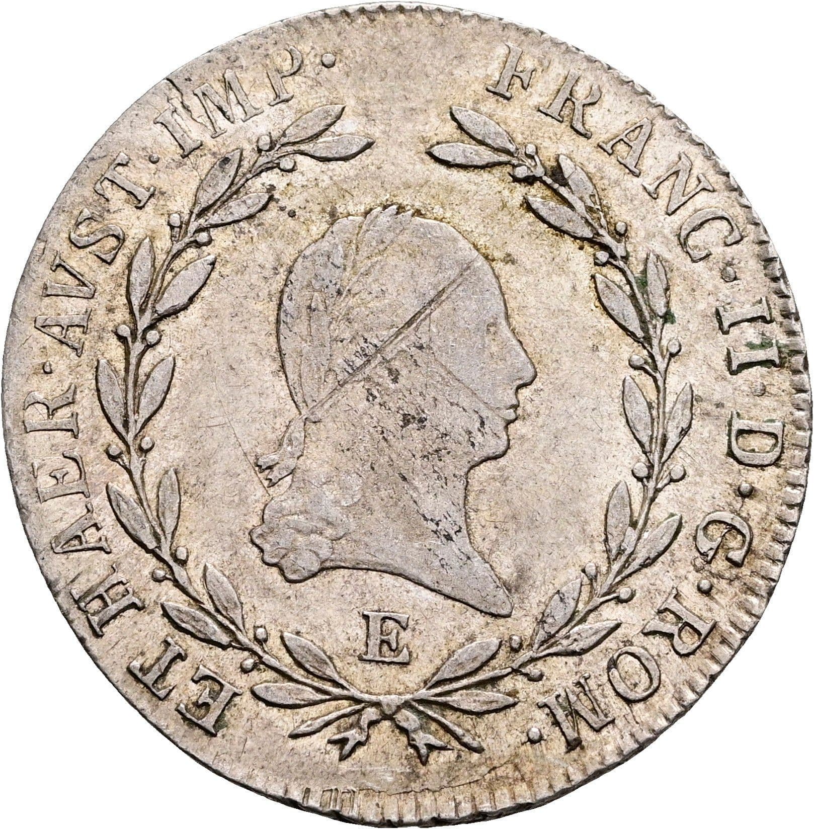 20 Kreuzer Franz II.(I.) 1792-1835 1805 E – Vorderseite
