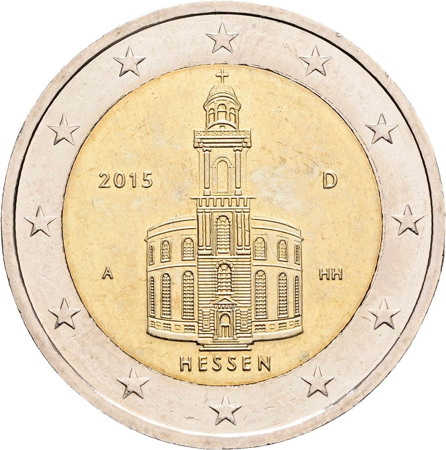 2 Euro 2015 D – Rückseite