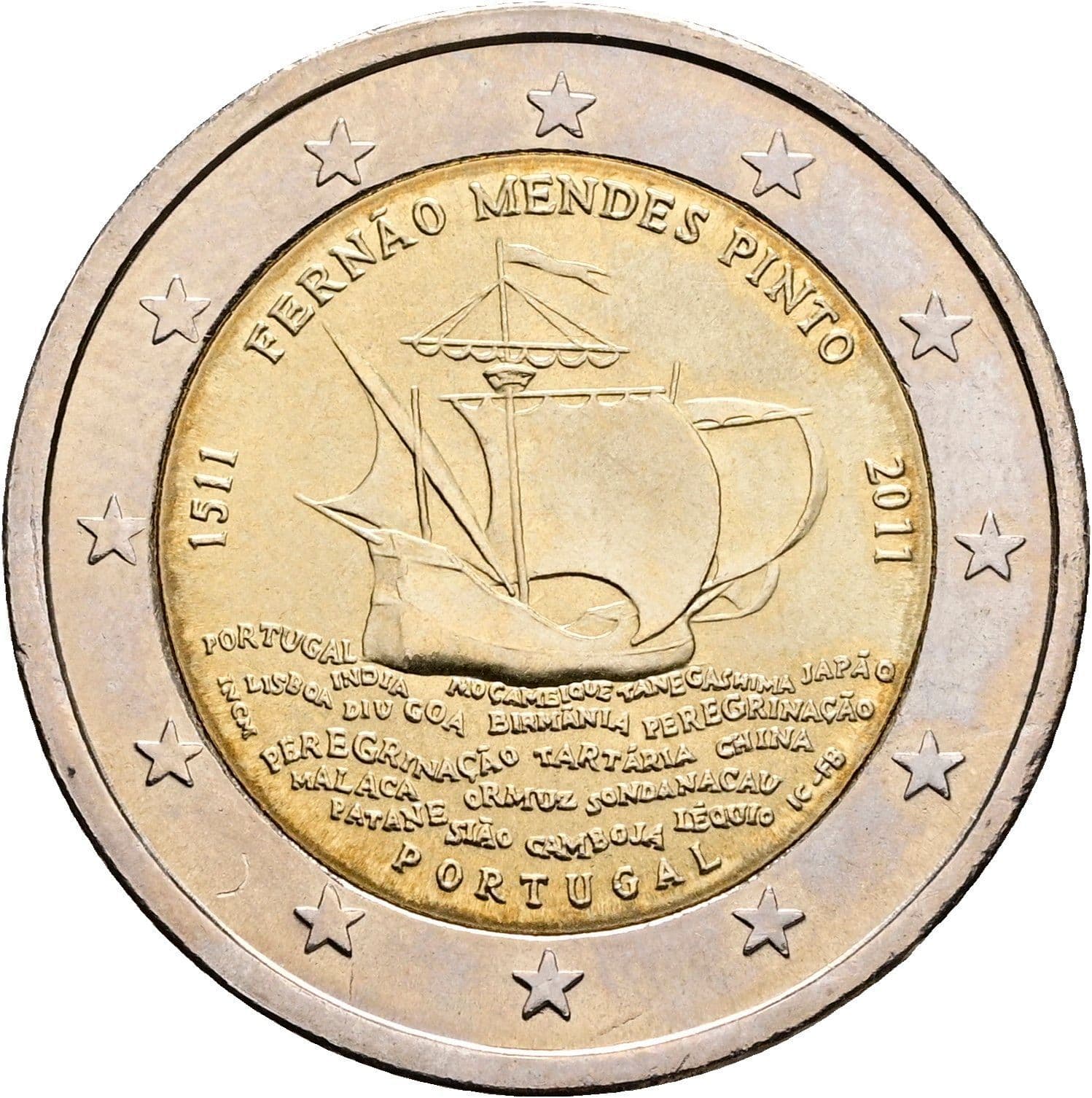 2 Euro 2011 – Rückseite
