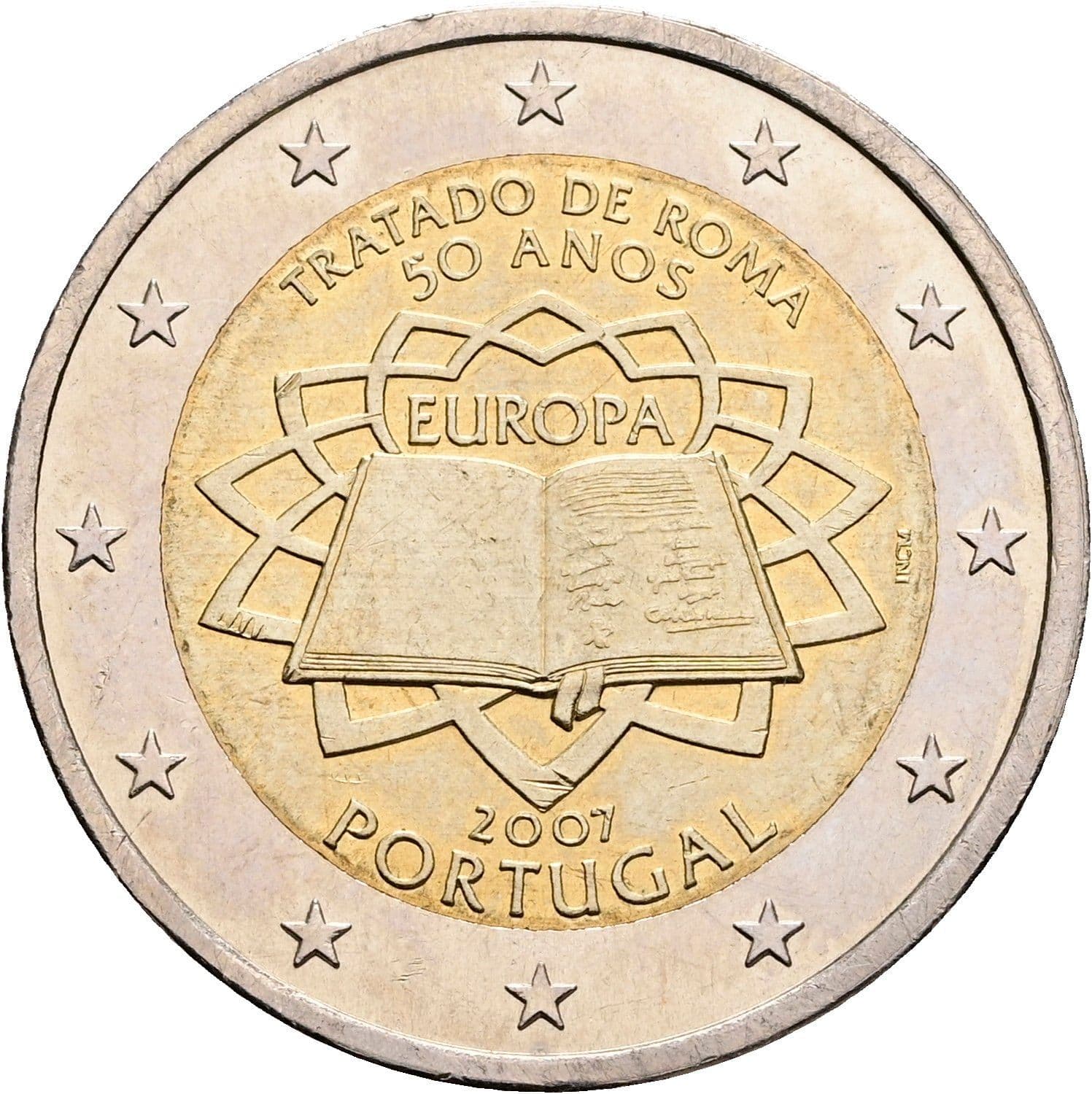 2 Euro 2007 – Rückseite