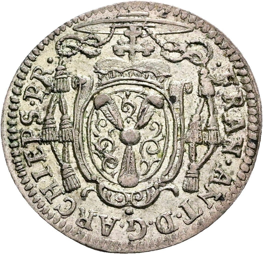 2 Kreuzer (1/2 Reichsbatzen) Franz Anton Fürst von Harrach 1709-1727 1713 – Rückseite