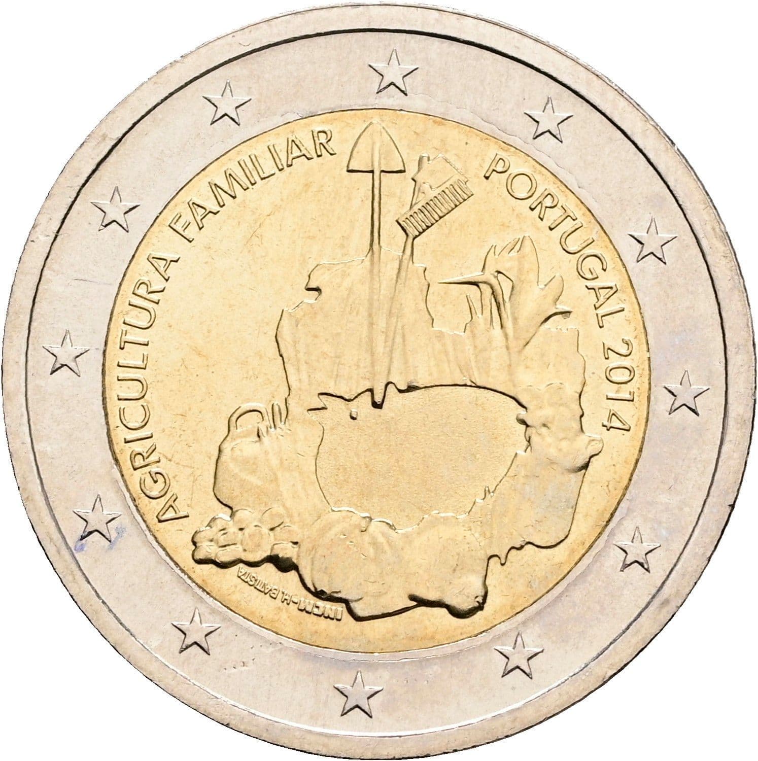 2 Euro 2014 – Rückseite