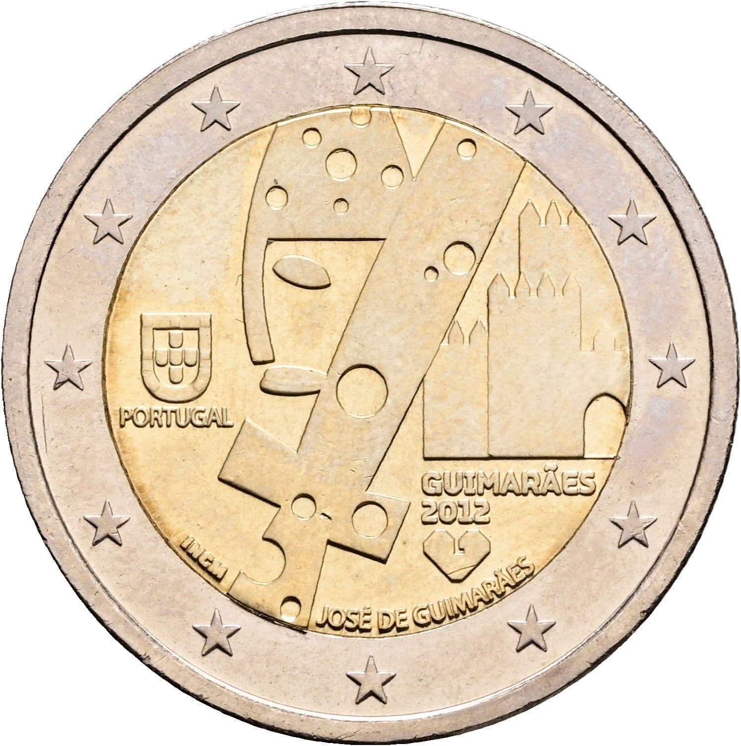 2 Euro 2012 – Rückseite
